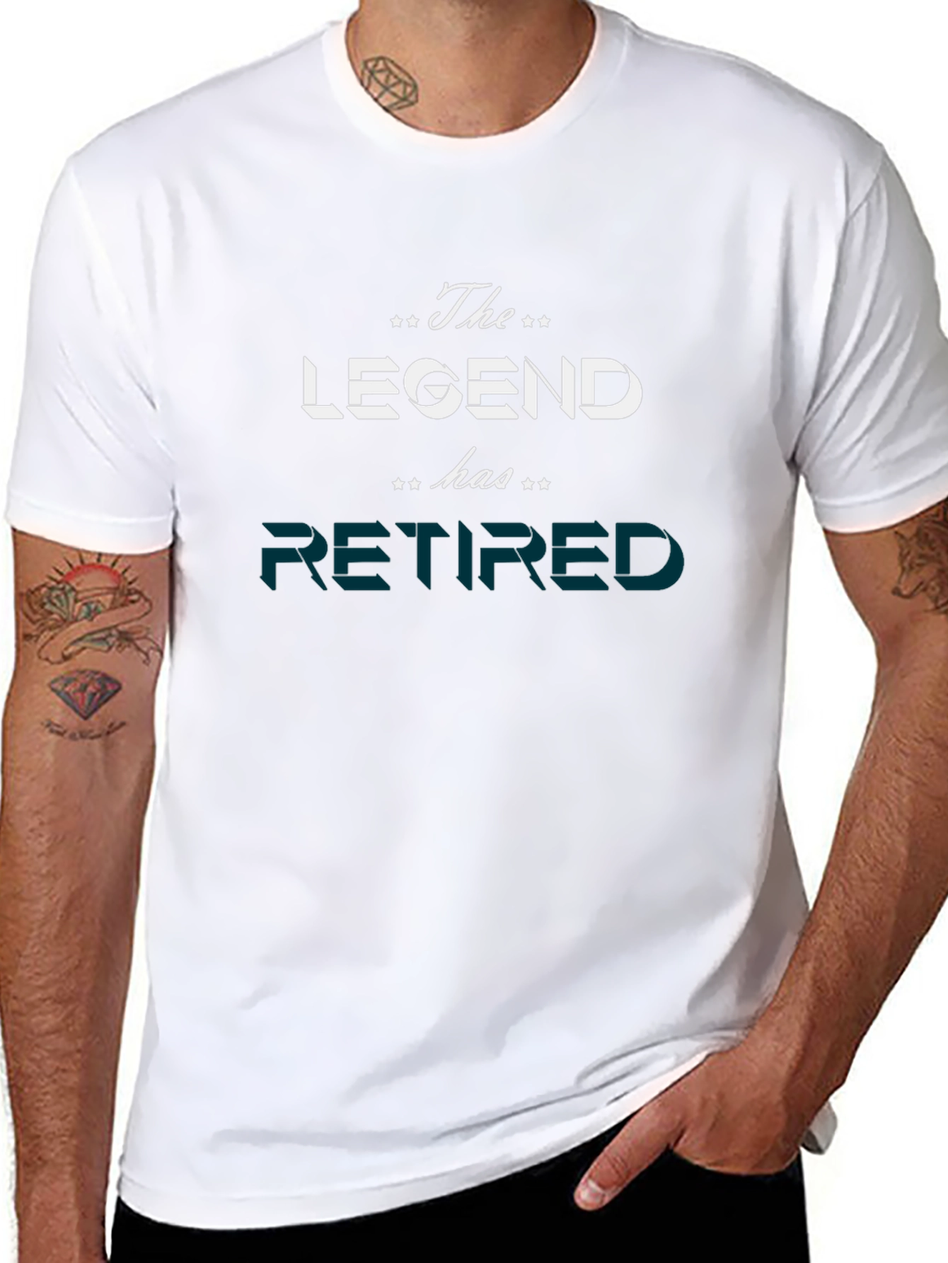 The Legend Has Retired Black T-Shirt