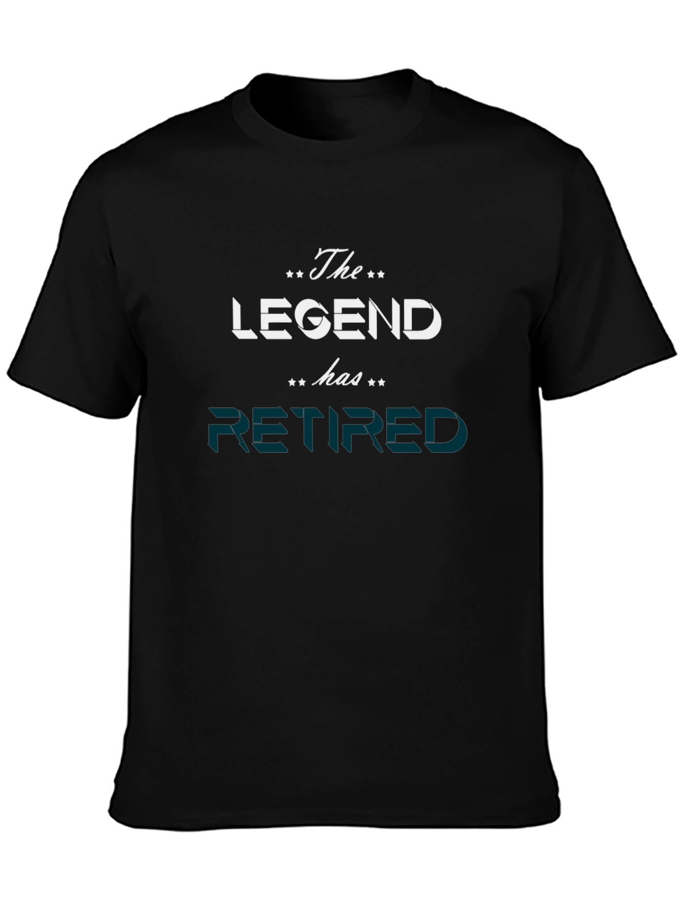 The Legend Has Retired Black T-Shirt