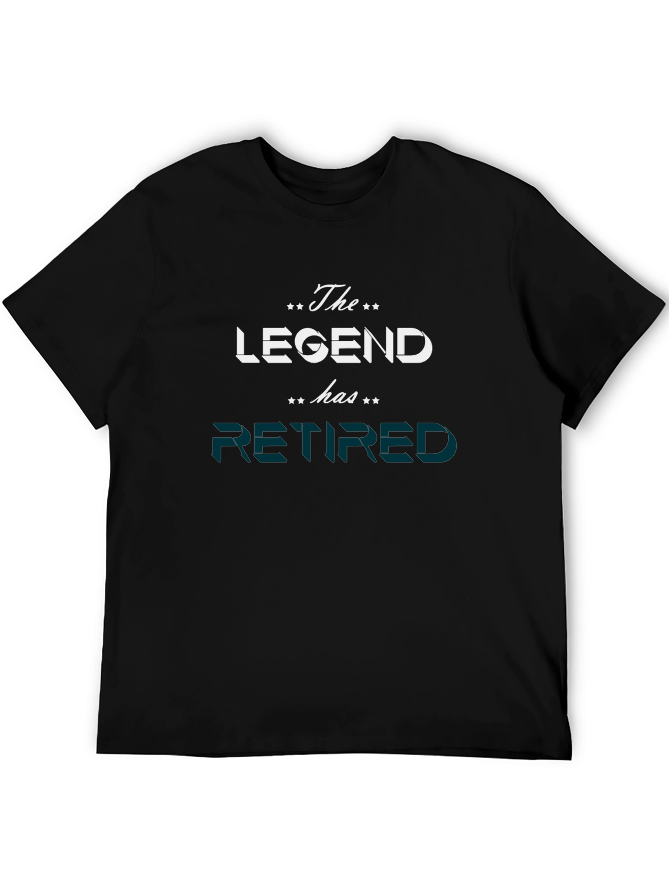 The Legend Has Retired Black T-Shirt