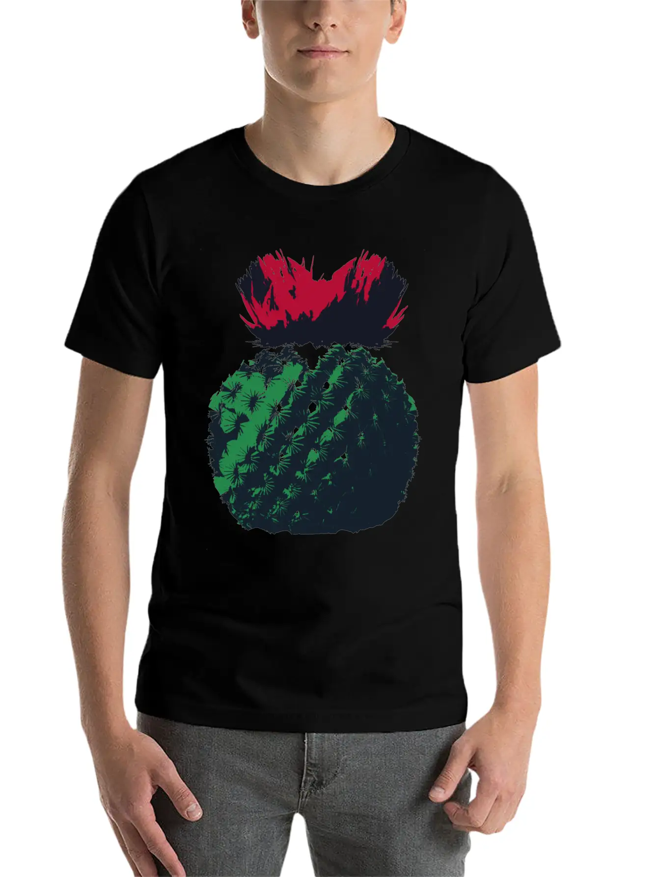 Cactus Basic Graphic T-Shirt – Daily Comfort In Soft Cotton