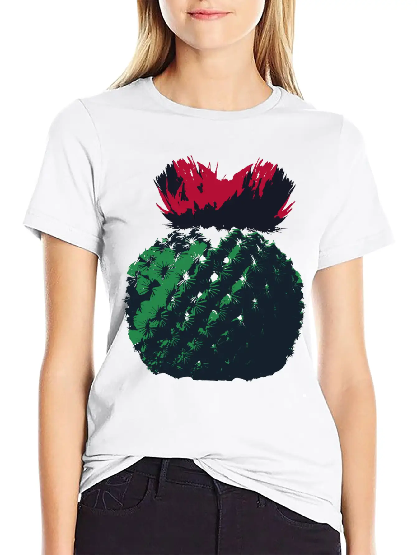Cactus Basic Graphic T-Shirt – Daily Comfort In Soft Cotton