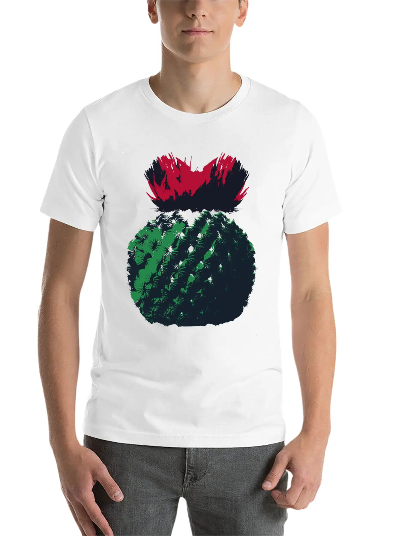 Cactus Basic Graphic T-Shirt – Daily Comfort In Soft Cotton