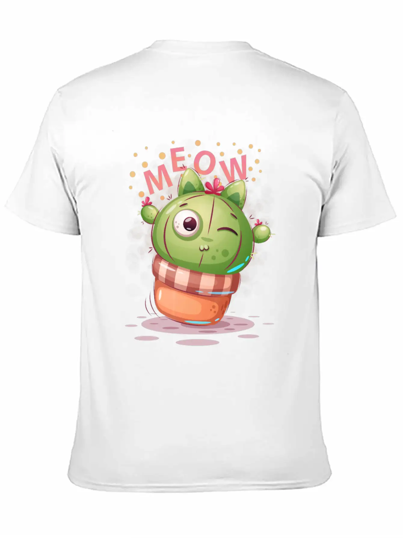 Cactus Cat Timeless Short Sleeve Tee – Comfy And Minimalist Design
