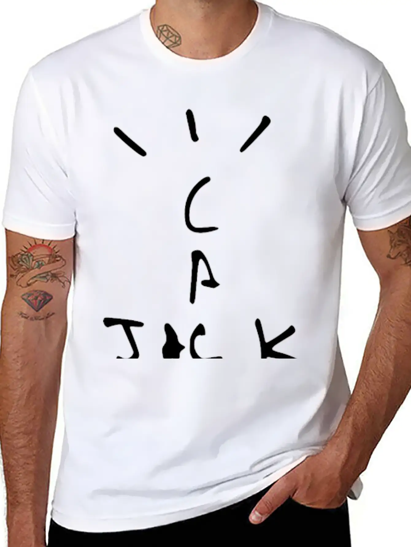 Cactus Chuden Jack Stylish Everyday T-Shirt – Unisex Basic Cotton Tee