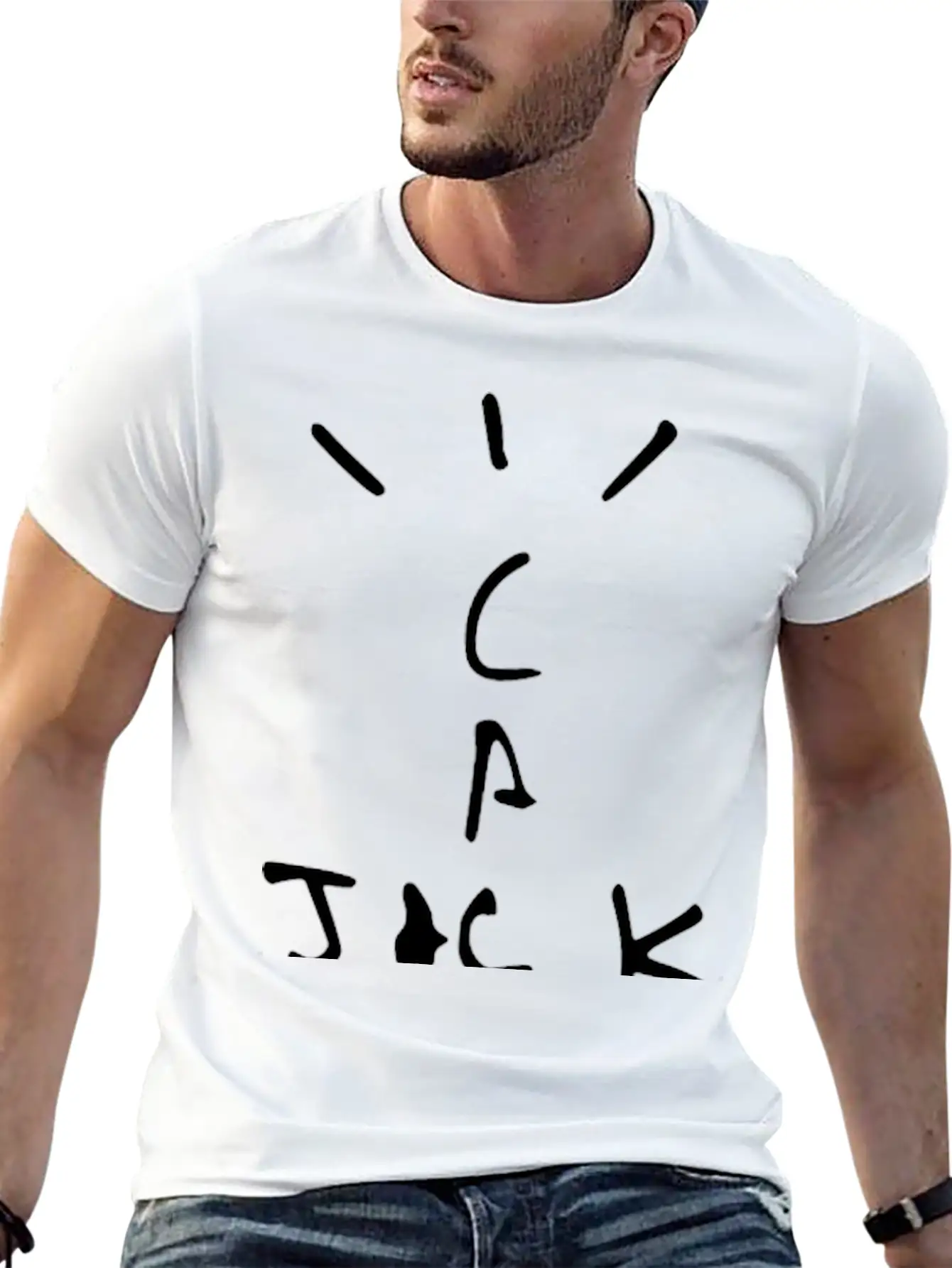 Cactus Chuden Jack Stylish Everyday T-Shirt – Unisex Basic Cotton Tee
