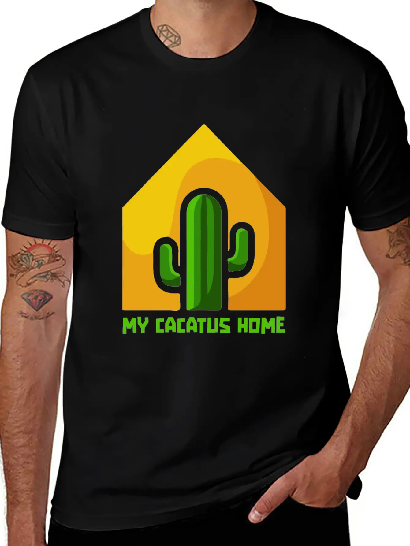 Cactus Gardening Unisex Casual T-Shirt – Clean Design For Daily Comfort