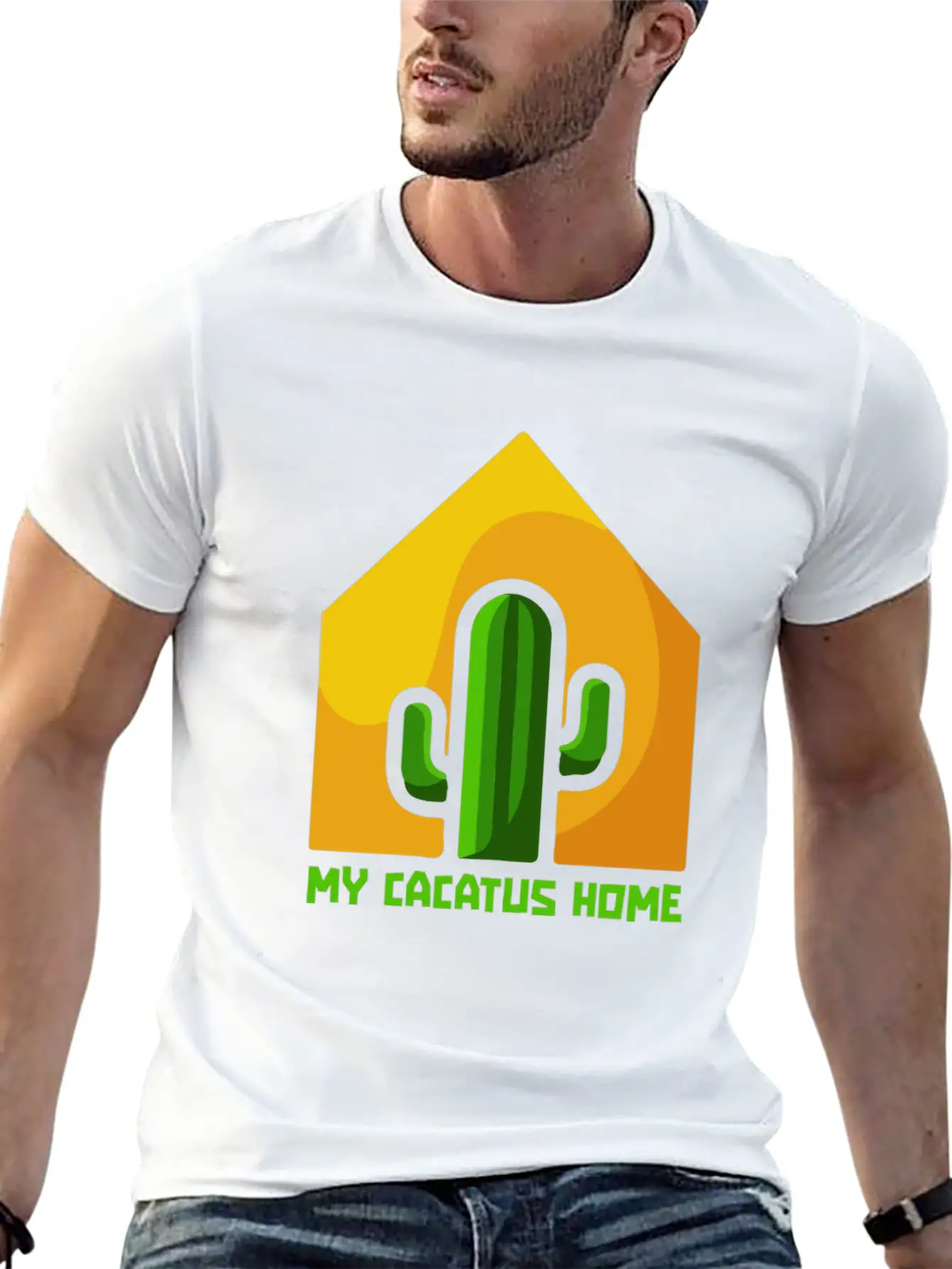 Cactus Gardening Unisex Casual T-Shirt – Clean Design For Daily Comfort