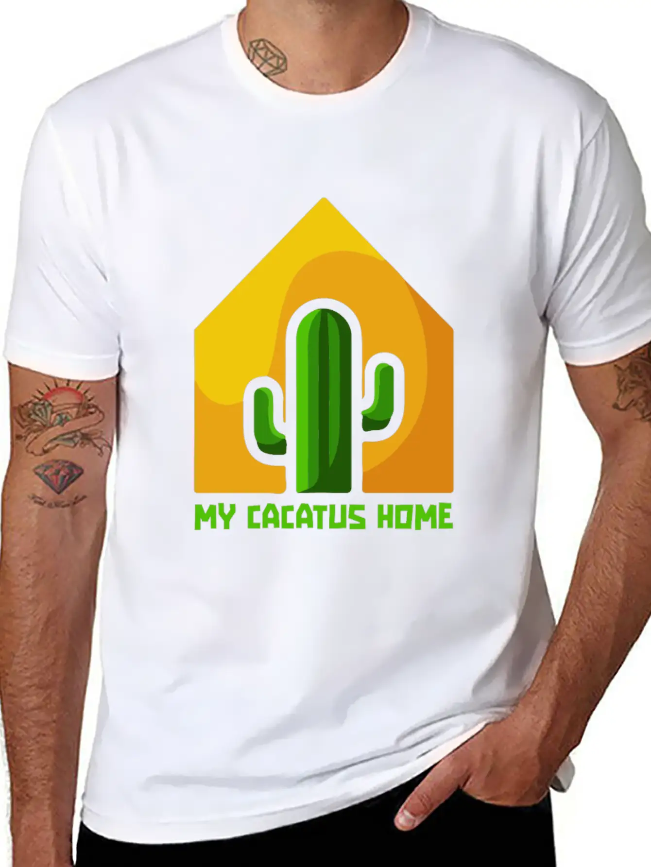 Cactus Gardening Unisex Casual T-Shirt – Clean Design For Daily Comfort