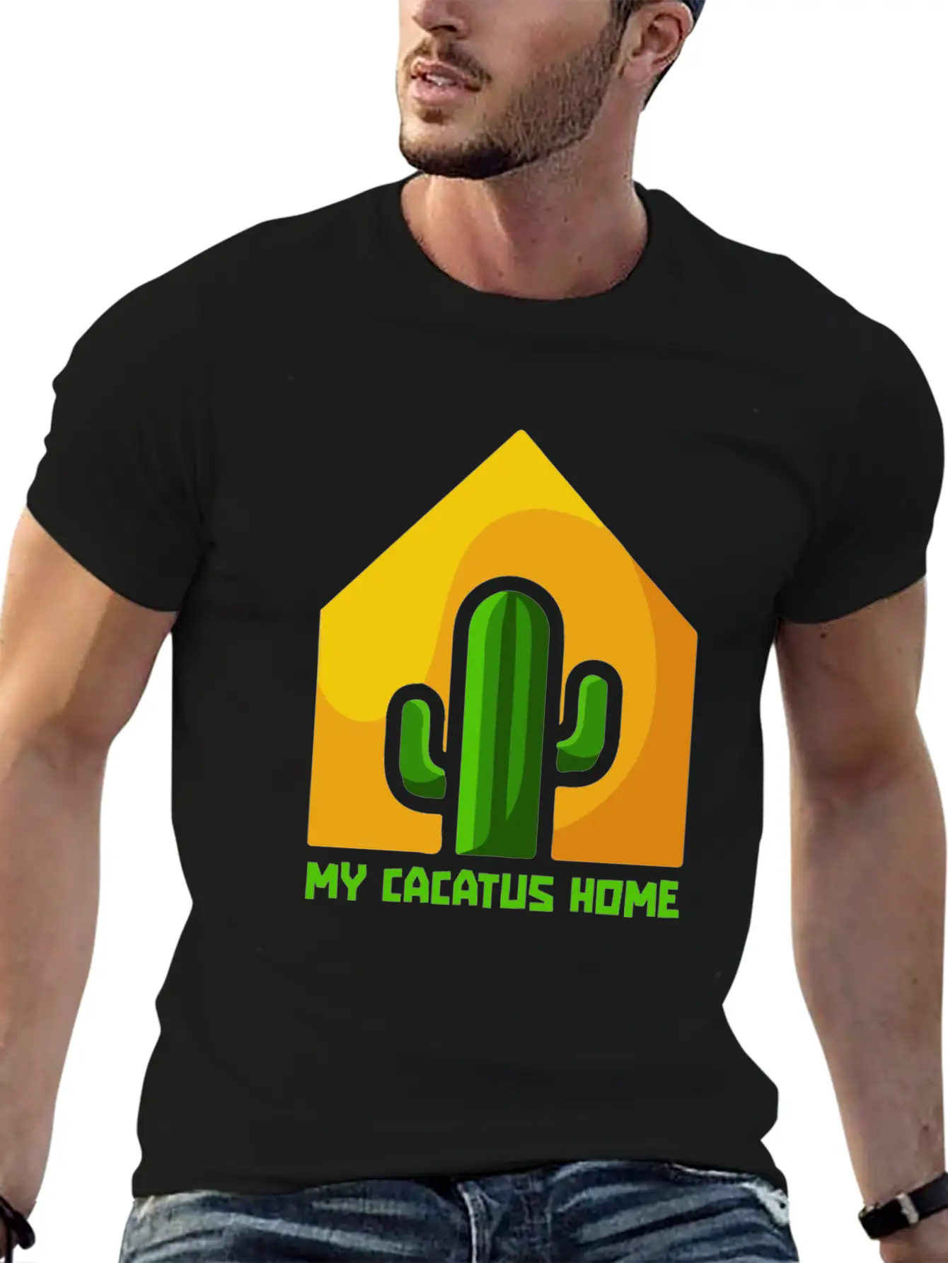 Cactus Gardening Unisex Casual T-Shirt – Clean Design For Daily Comfort