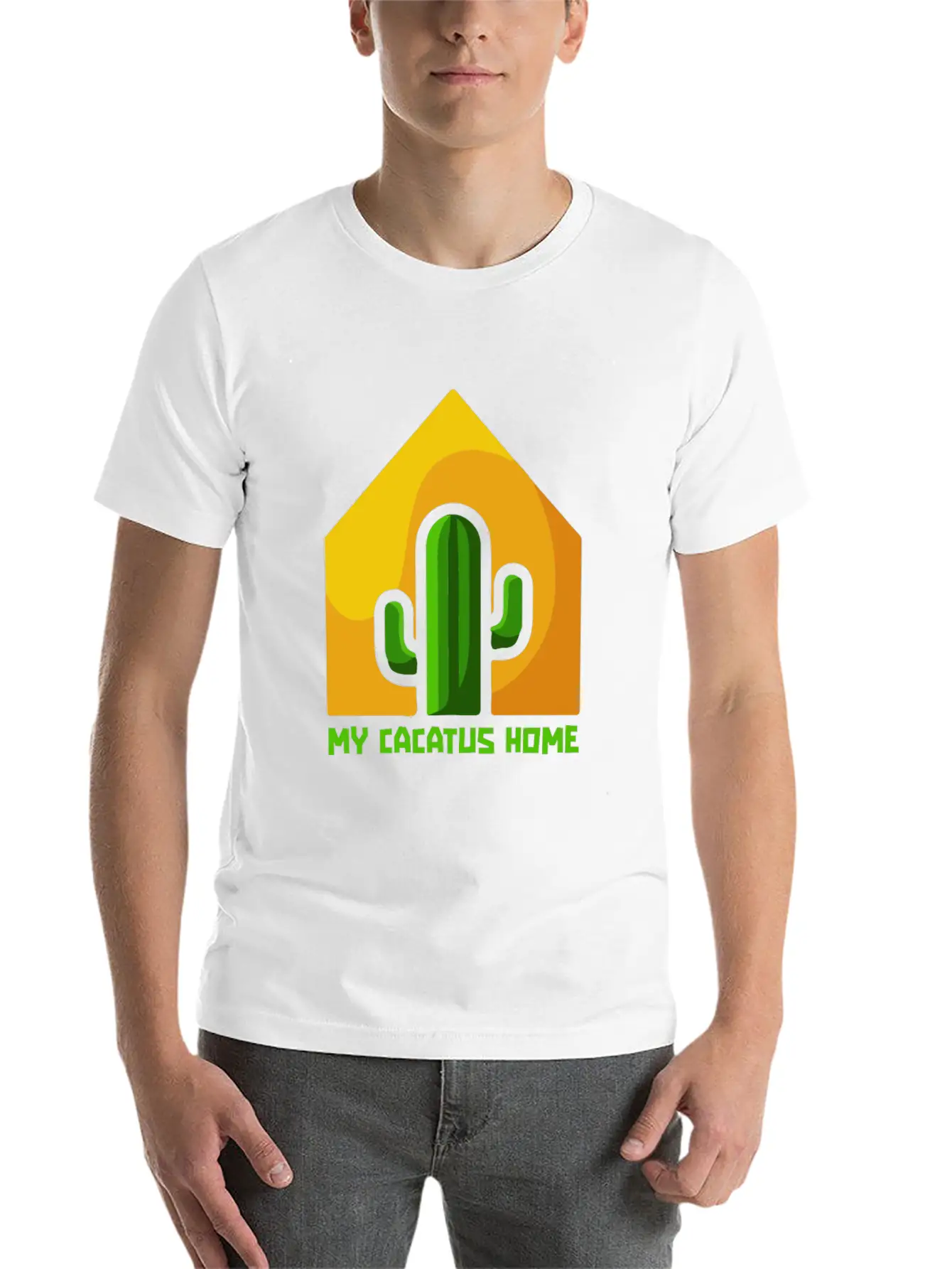Cactus Gardening Unisex Casual T-Shirt – Clean Design For Daily Comfort