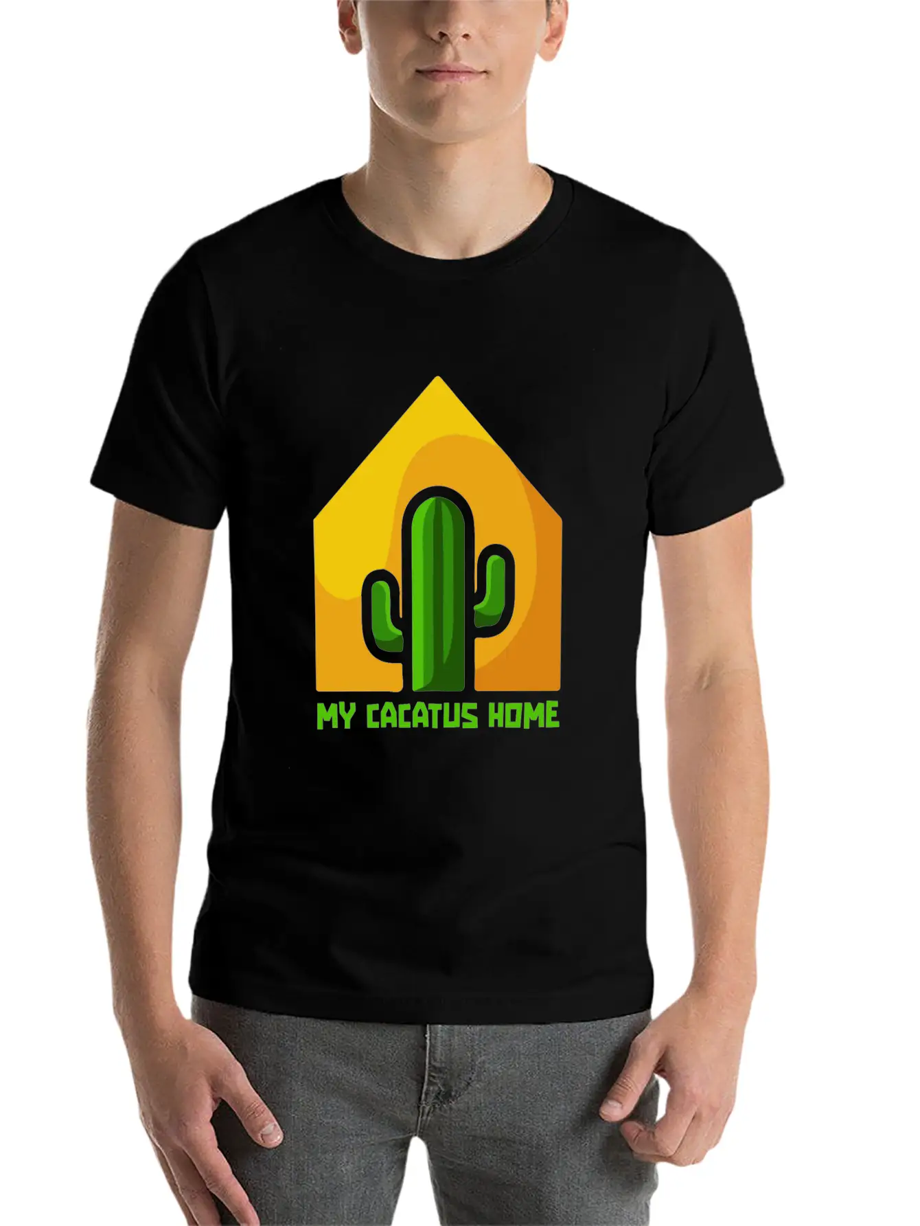 Cactus Gardening Unisex Casual T-Shirt – Clean Design For Daily Comfort