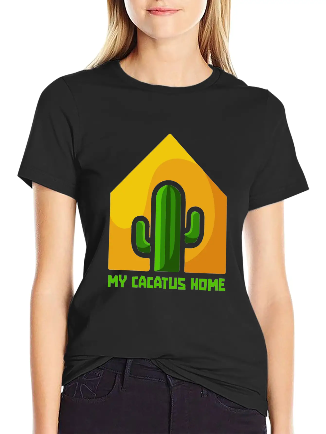 Cactus Gardening Unisex Casual T-Shirt – Clean Design For Daily Comfort