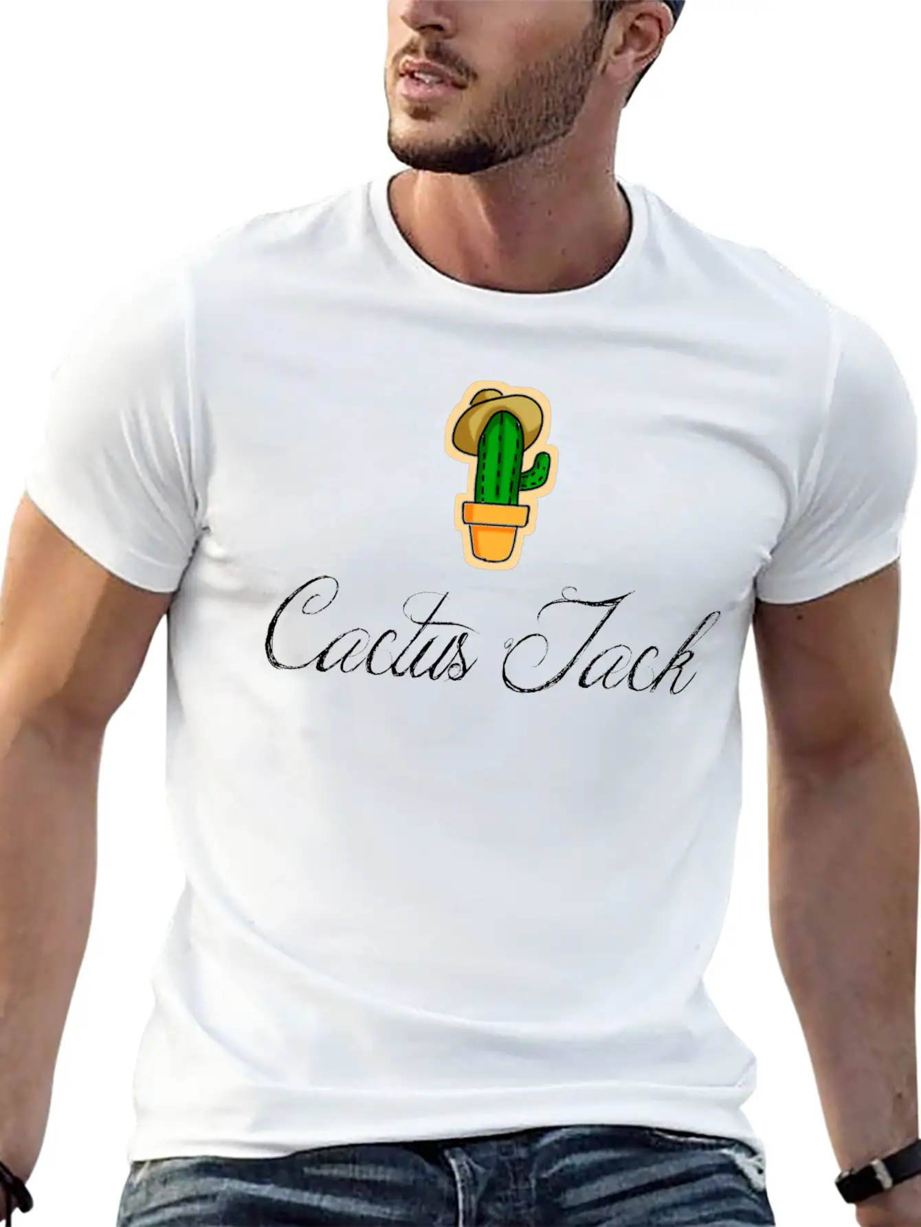 Cactus Jack Basic Graphic T-Shirt – Daily Comfort In Soft Cotton