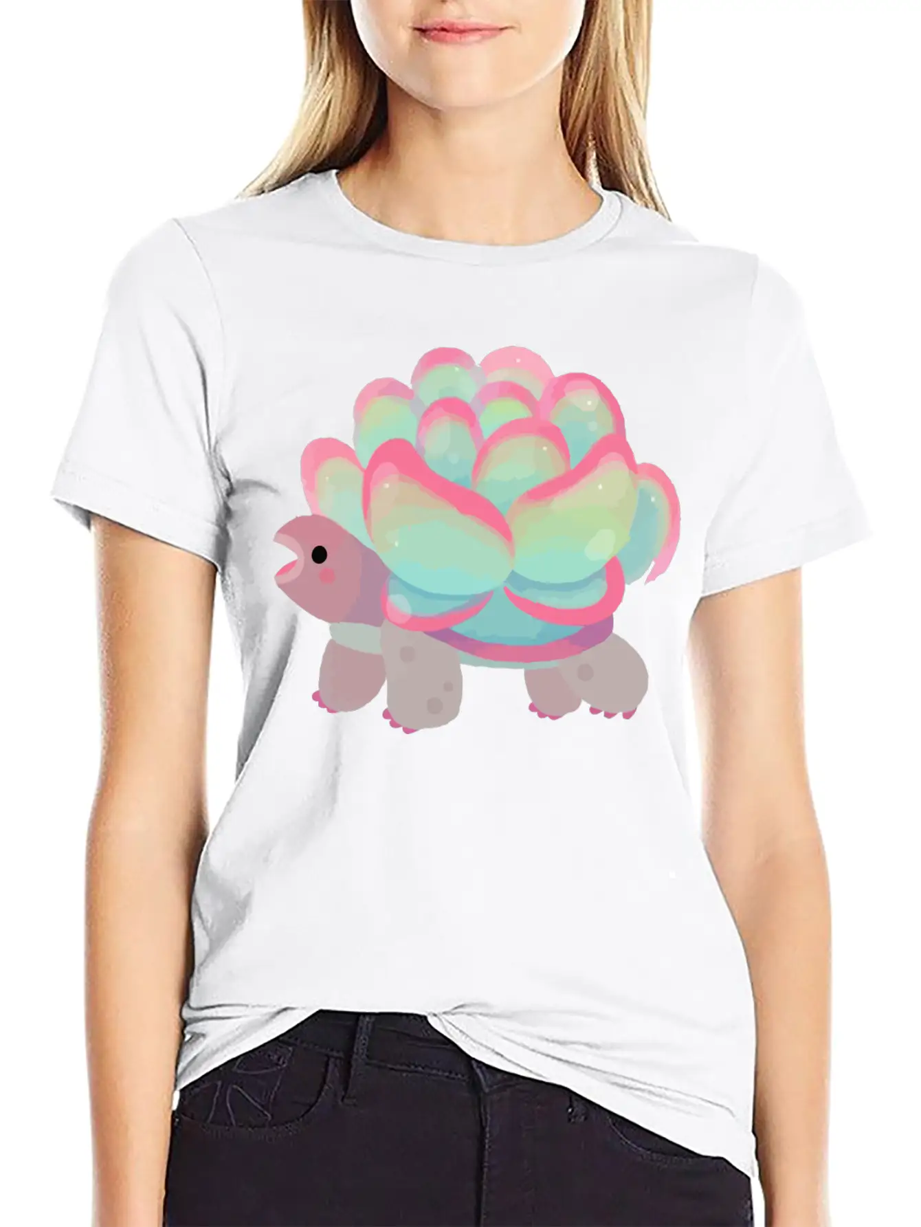 Cactus Tortoise Timeless Short Sleeve Tee – Comfy And Minimalist Design