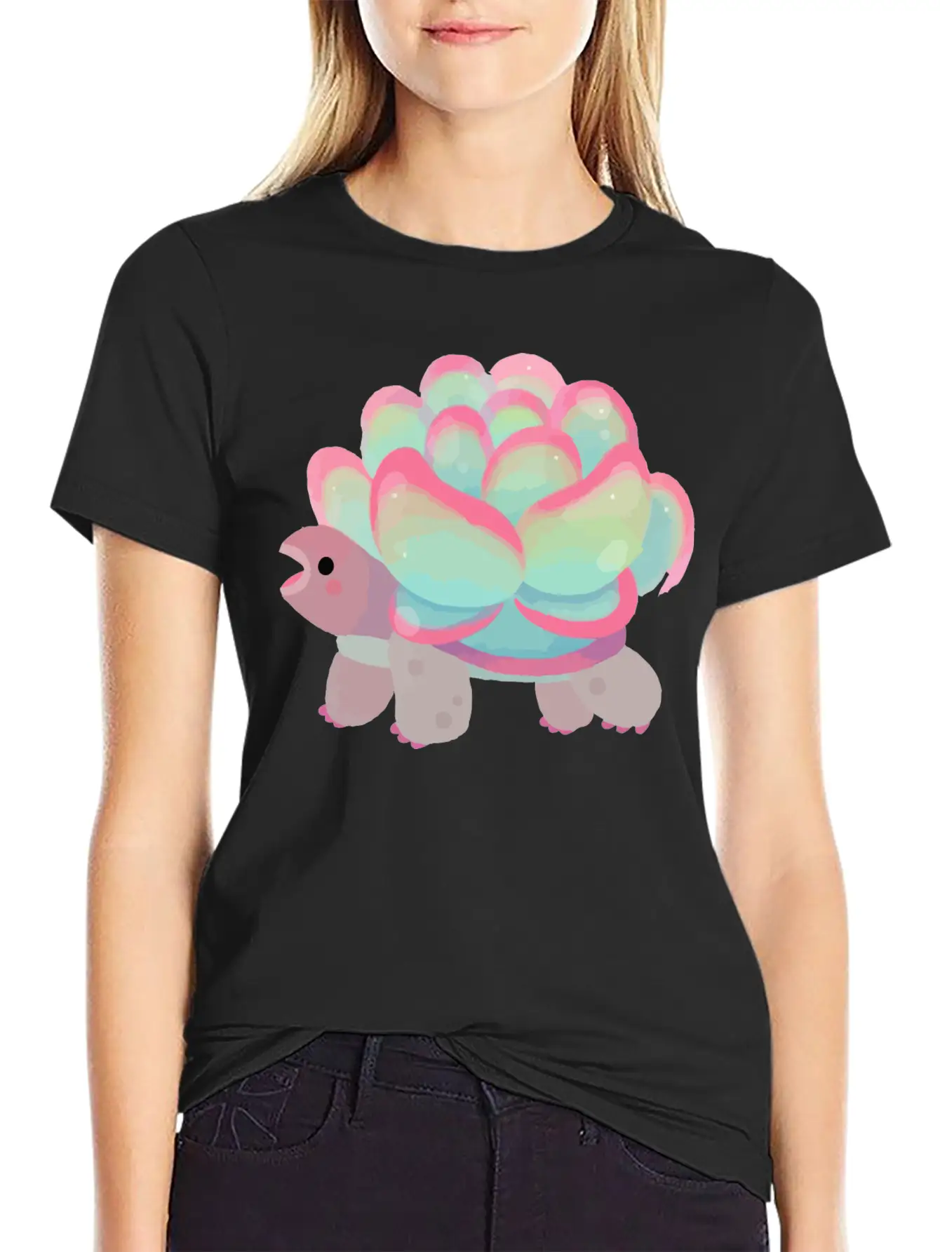 Cactus Tortoise Timeless Short Sleeve Tee – Comfy And Minimalist Design