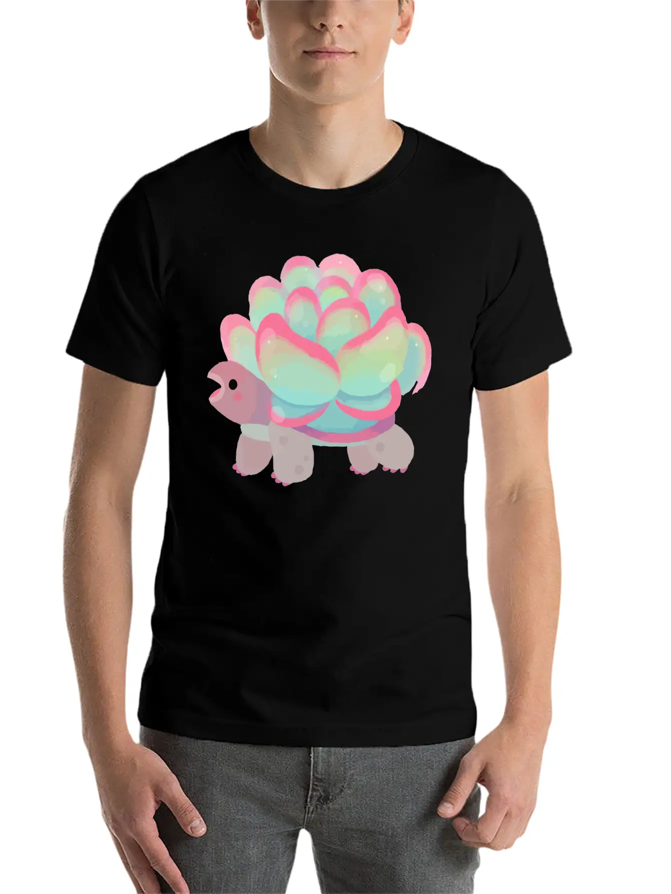 Cactus Tortoise Timeless Short Sleeve Tee – Comfy And Minimalist Design