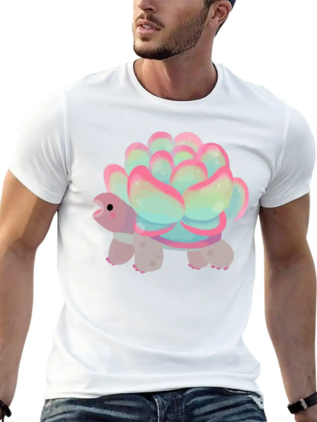 Cactus Tortoise Timeless Short Sleeve Tee – Comfy And Minimalist Design