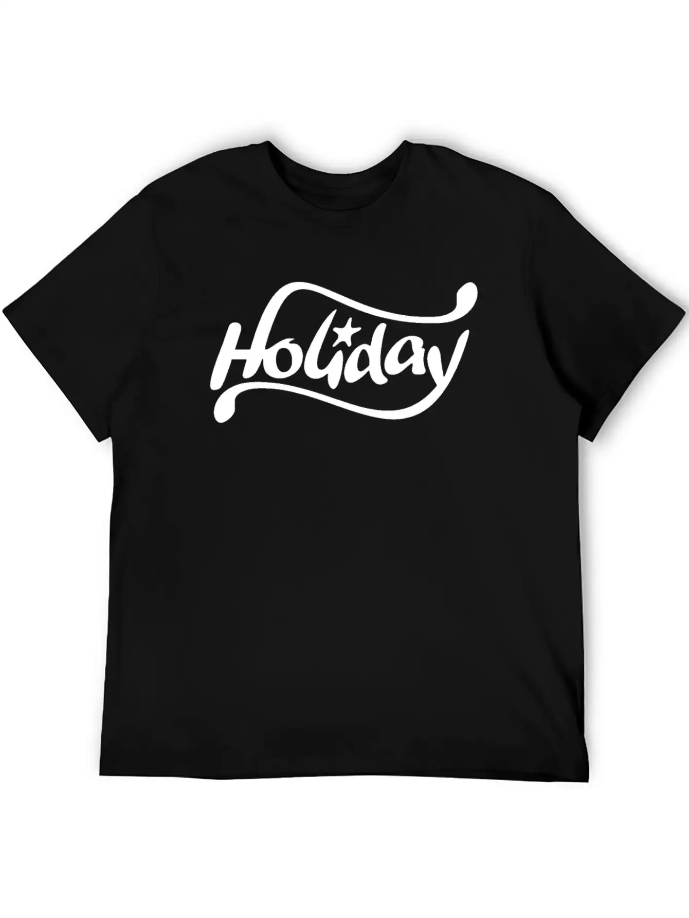 Calligraphy Holiday Stylish Everyday T-Shirt – Unisex Basic Cotton Tee