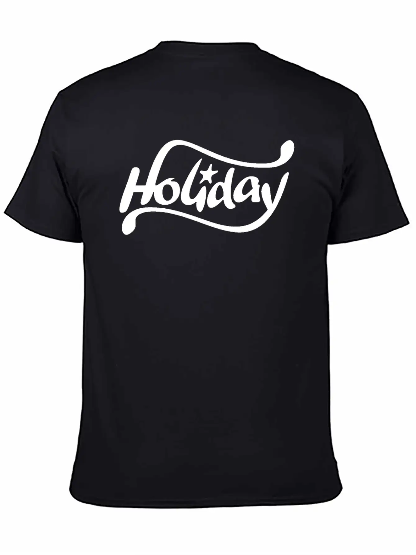 Calligraphy Holiday Stylish Everyday T-Shirt – Unisex Basic Cotton Tee