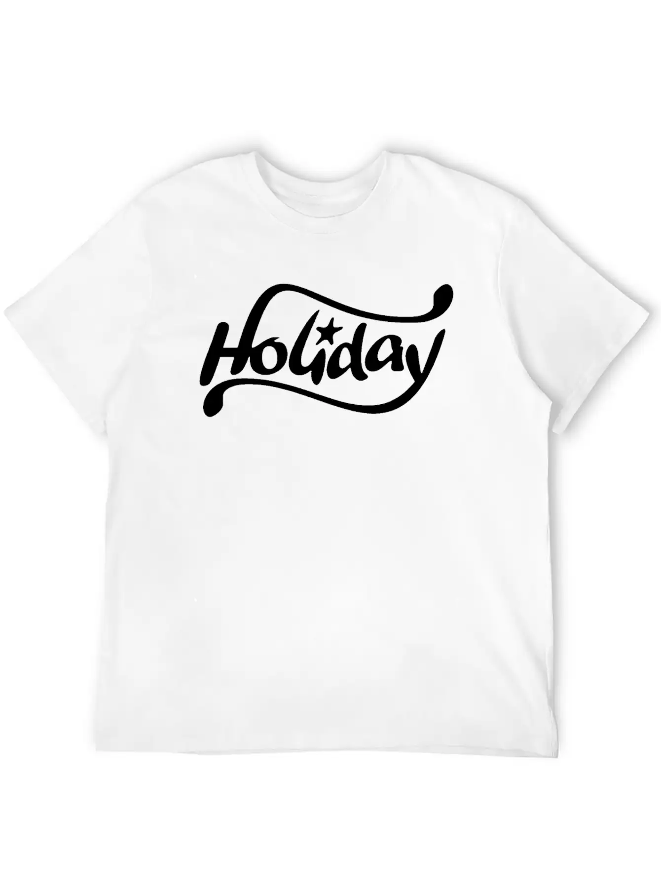 Calligraphy Holiday Stylish Everyday T-Shirt – Unisex Basic Cotton Tee