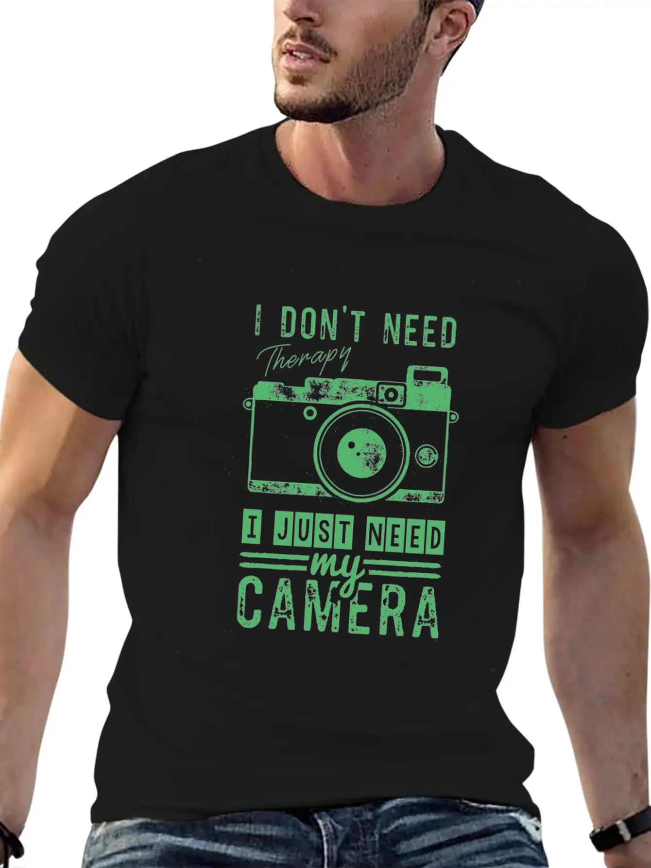 Camera Camera Camera Camera Basic Graphic T-Shirt – Daily Comfort In Soft Cotton