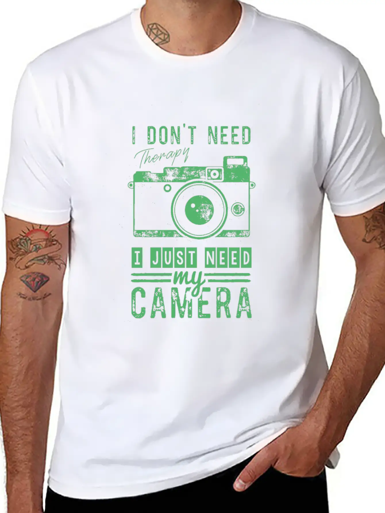 Camera Camera Camera Camera Basic Graphic T-Shirt – Daily Comfort In Soft Cotton