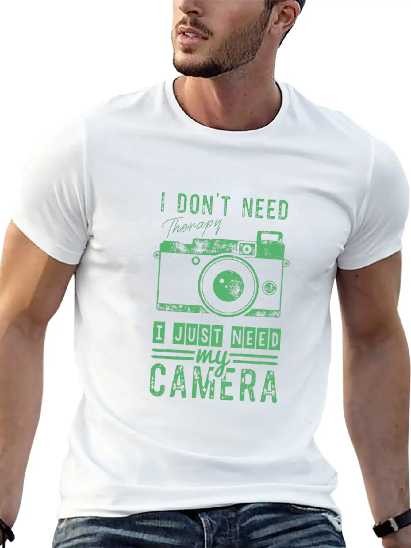 Camera Camera Camera Camera Basic Graphic T-Shirt – Daily Comfort In Soft Cotton