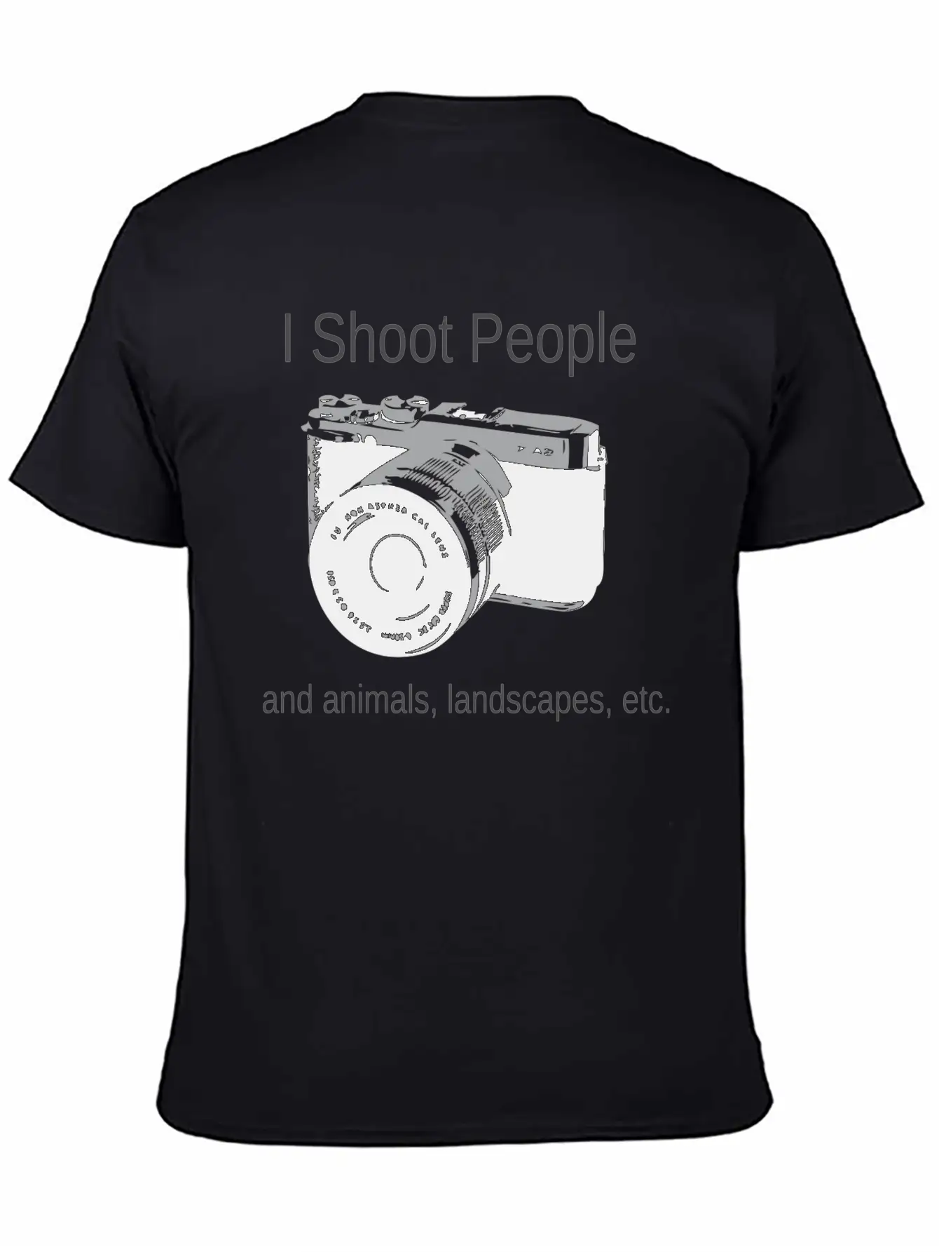 Camera-IShootPeople Stylish Everyday T-Shirt – Unisex Basic Cotton Tee