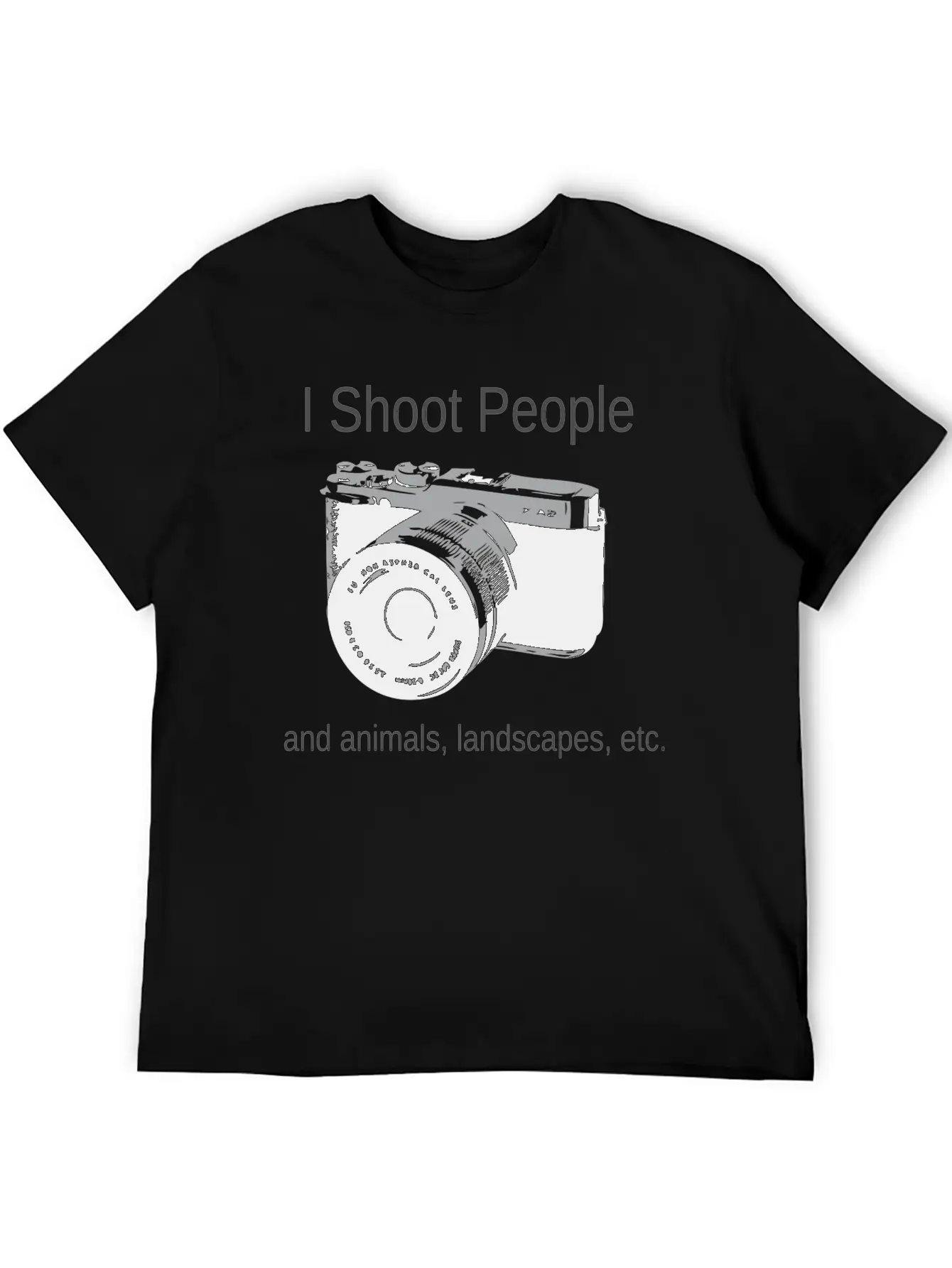 Camera-IShootPeople Stylish Everyday T-Shirt – Unisex Basic Cotton Tee