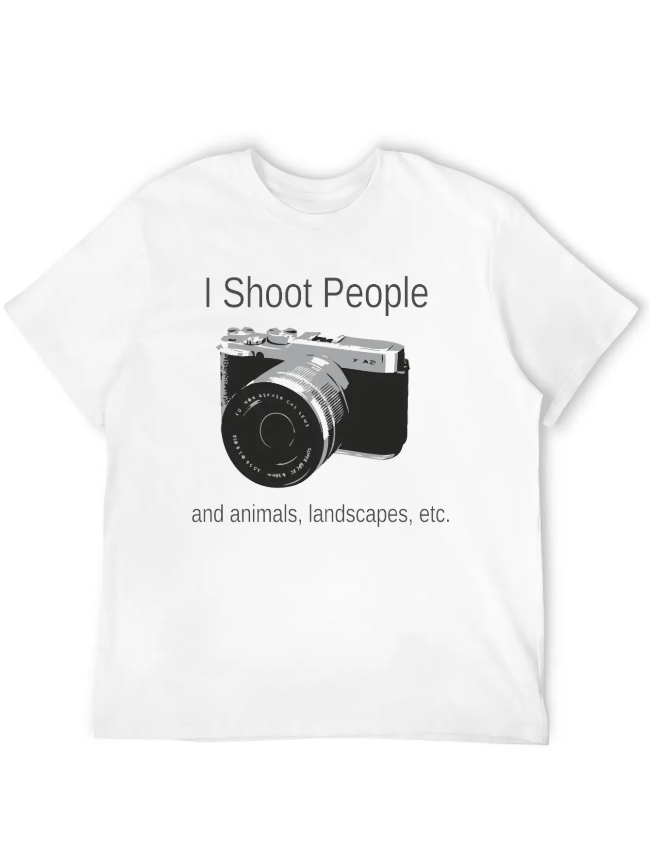 Camera-IShootPeople Stylish Everyday T-Shirt – Unisex Basic Cotton Tee