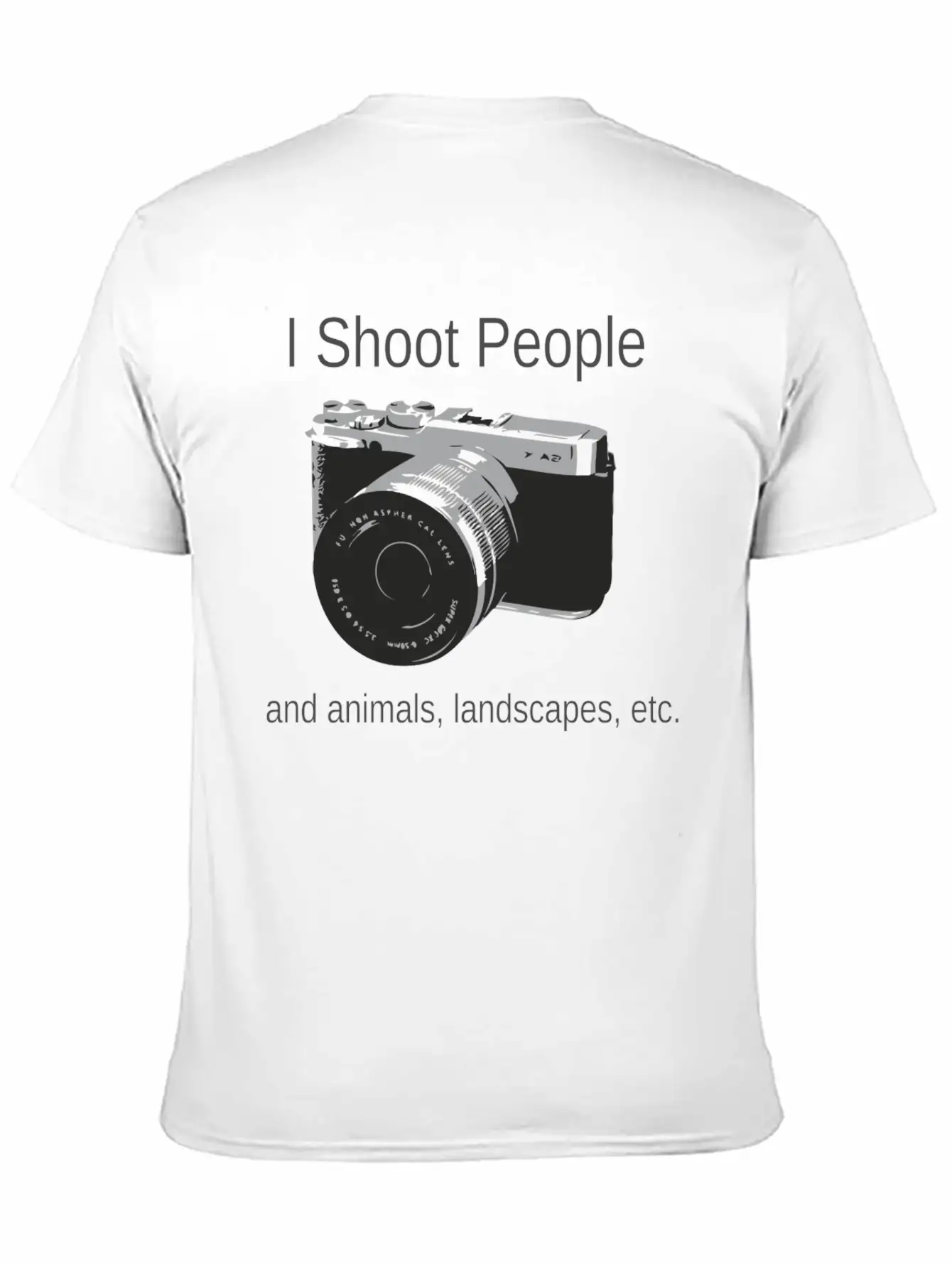 Camera-IShootPeople Stylish Everyday T-Shirt – Unisex Basic Cotton Tee