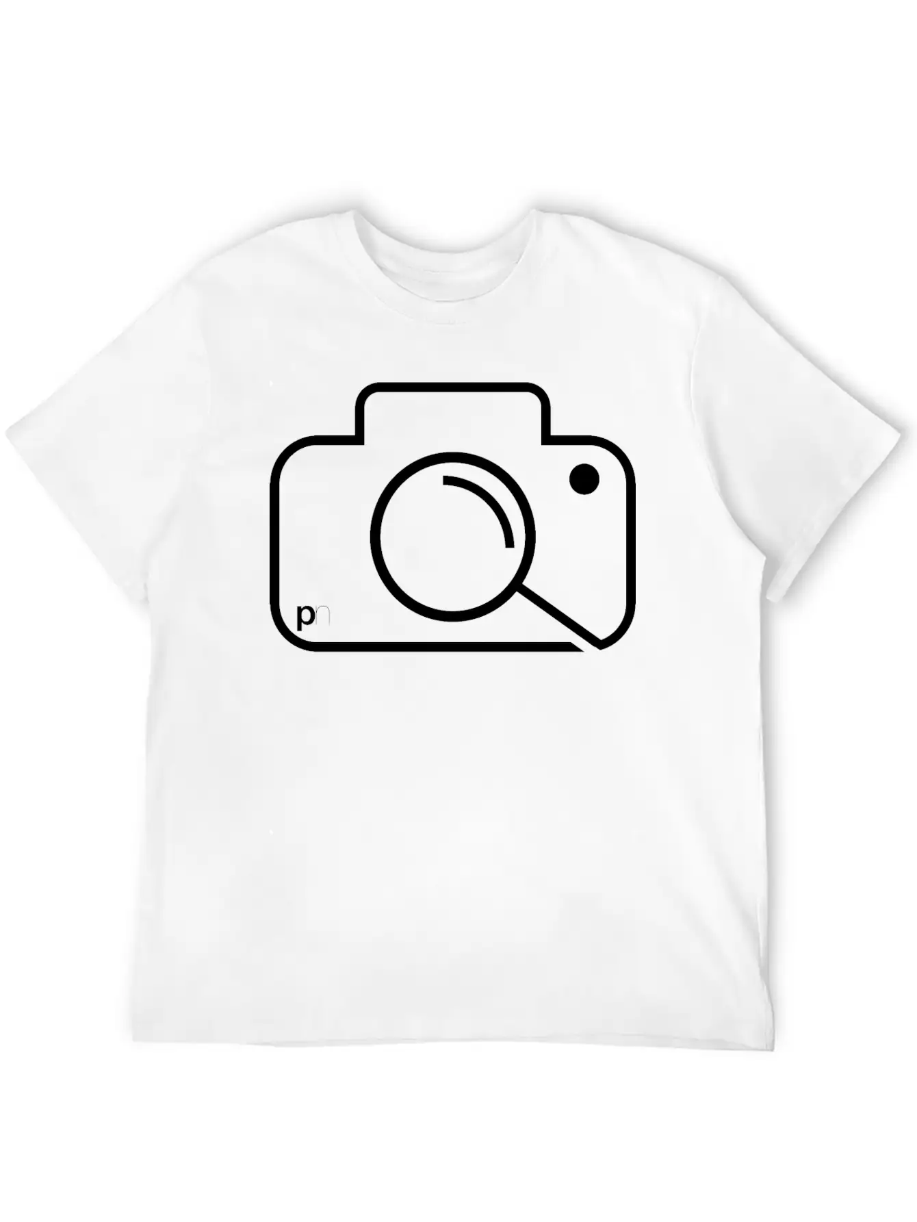 Camera Logo Essential Unisex Summer Tee – Soft Cotton Casual Fit