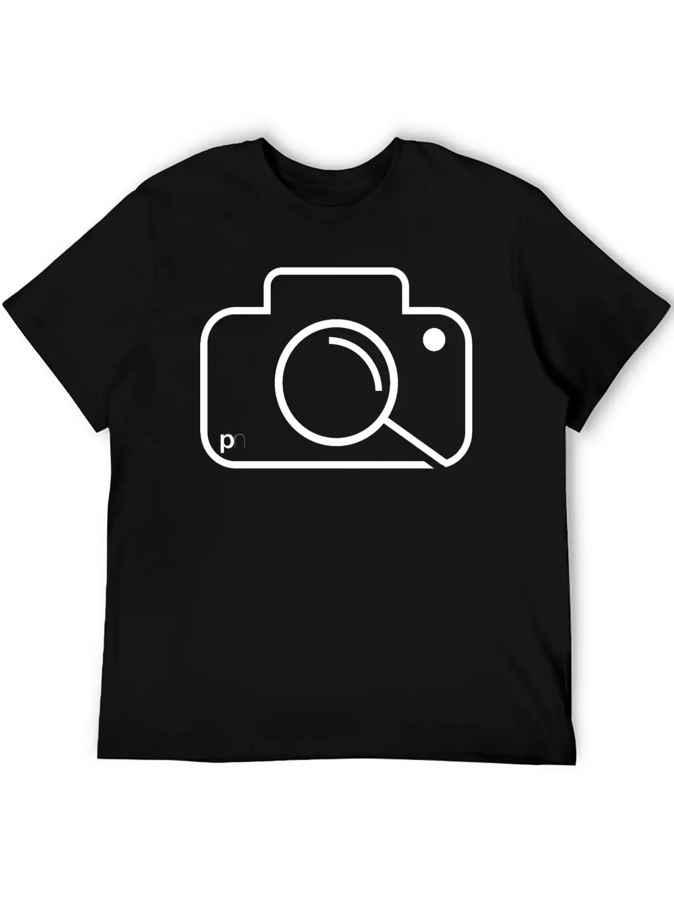 Camera Logo Essential Unisex Summer Tee – Soft Cotton Casual Fit