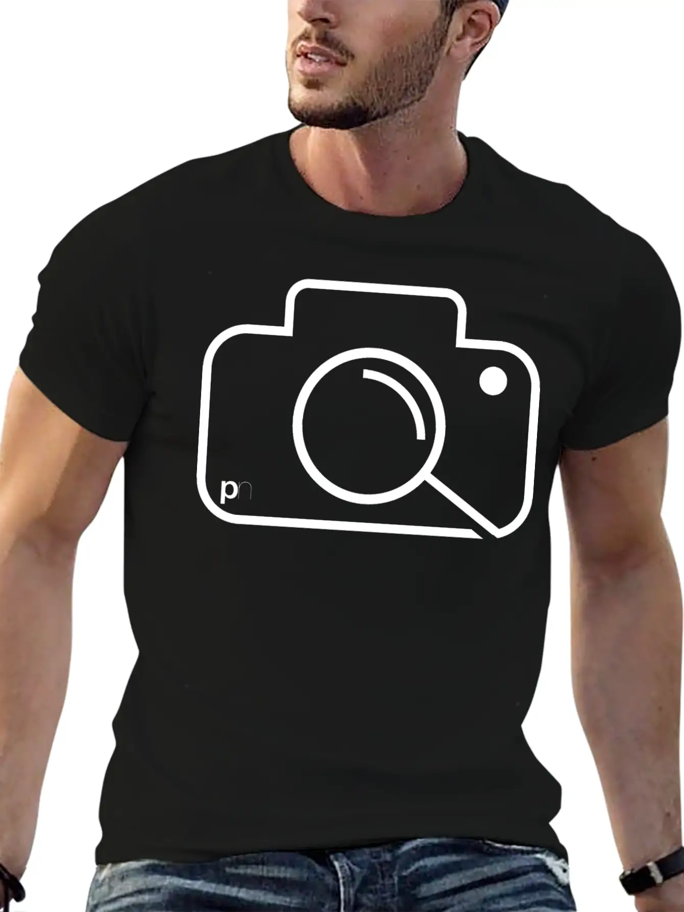Camera Logo Essential Unisex Summer Tee – Soft Cotton Casual Fit