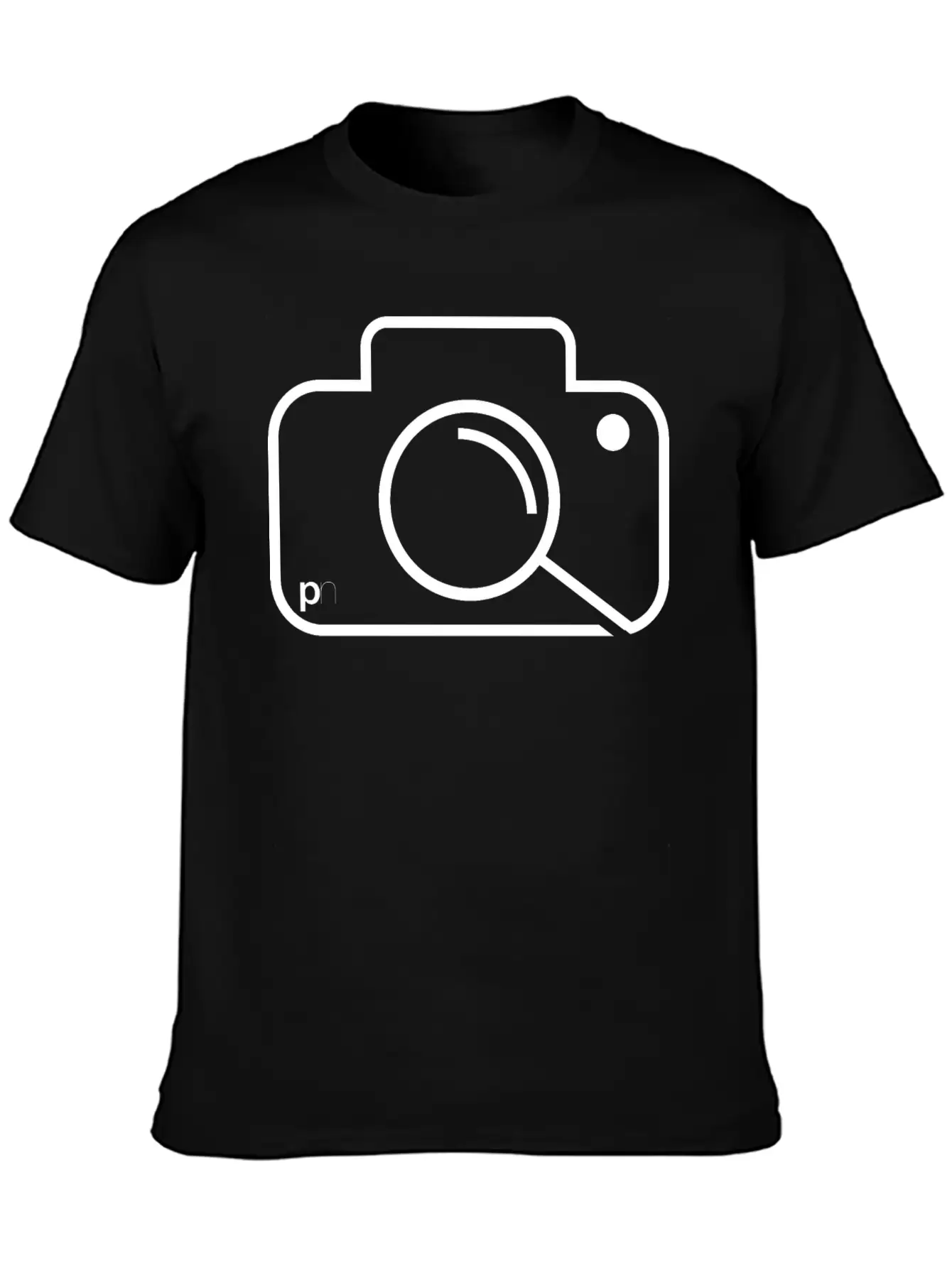 Camera Logo Essential Unisex Summer Tee – Soft Cotton Casual Fit