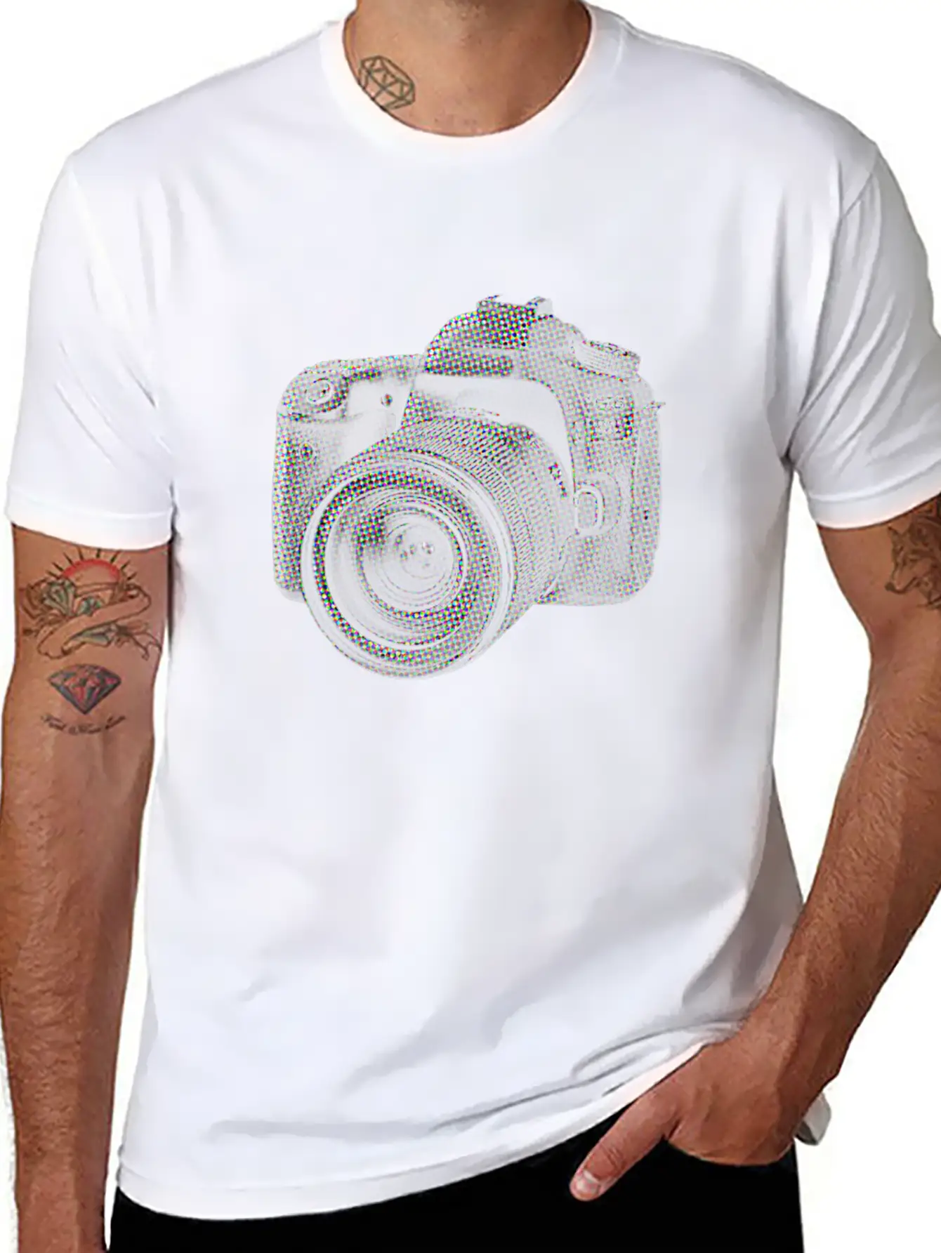 Camera Pop Basic Graphic T-Shirt – Daily Comfort In Soft Cotton