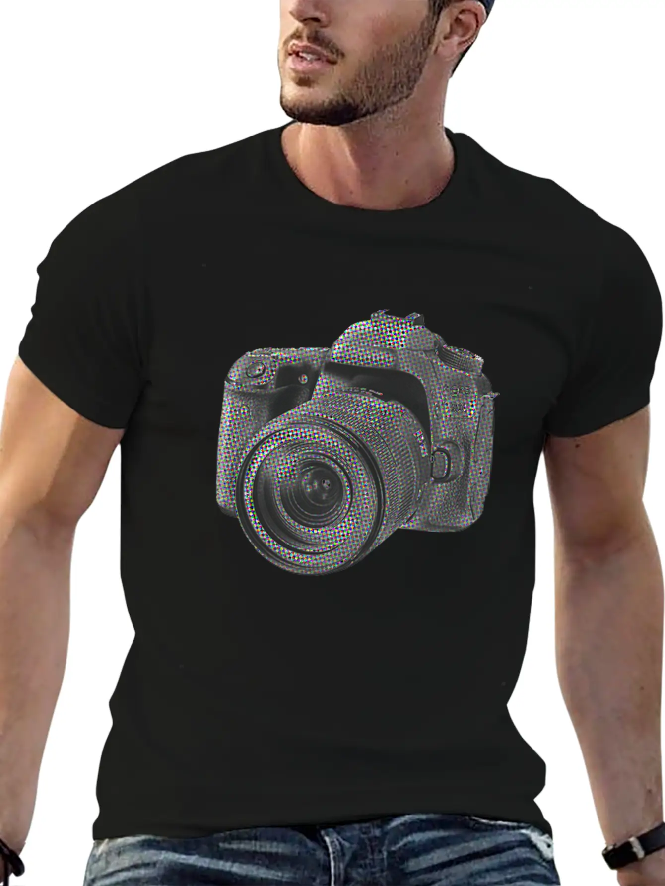 Camera Pop Basic Graphic T-Shirt – Daily Comfort In Soft Cotton