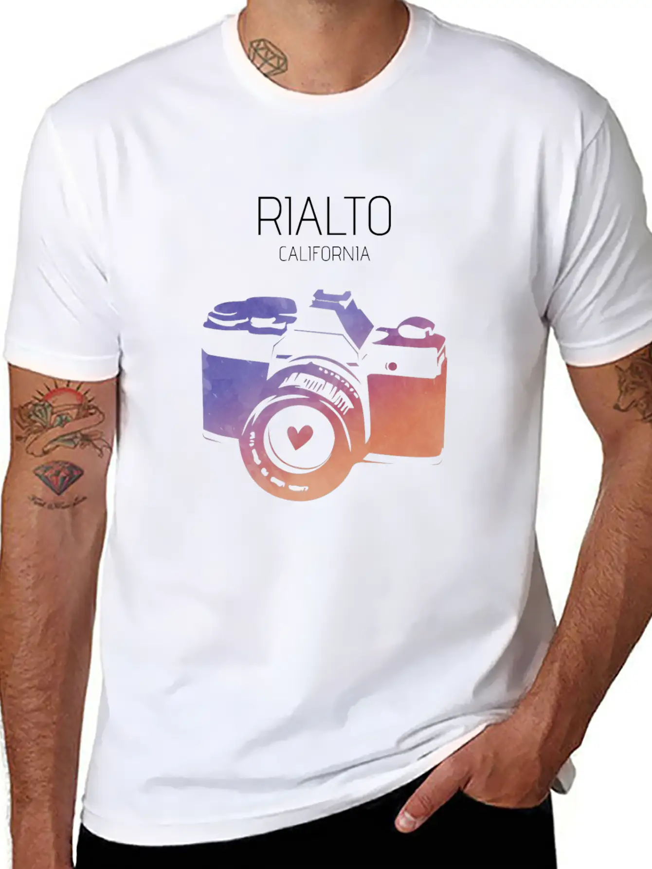 Camera Rialto Timeless Short Sleeve Tee – Comfy And Minimalist Design