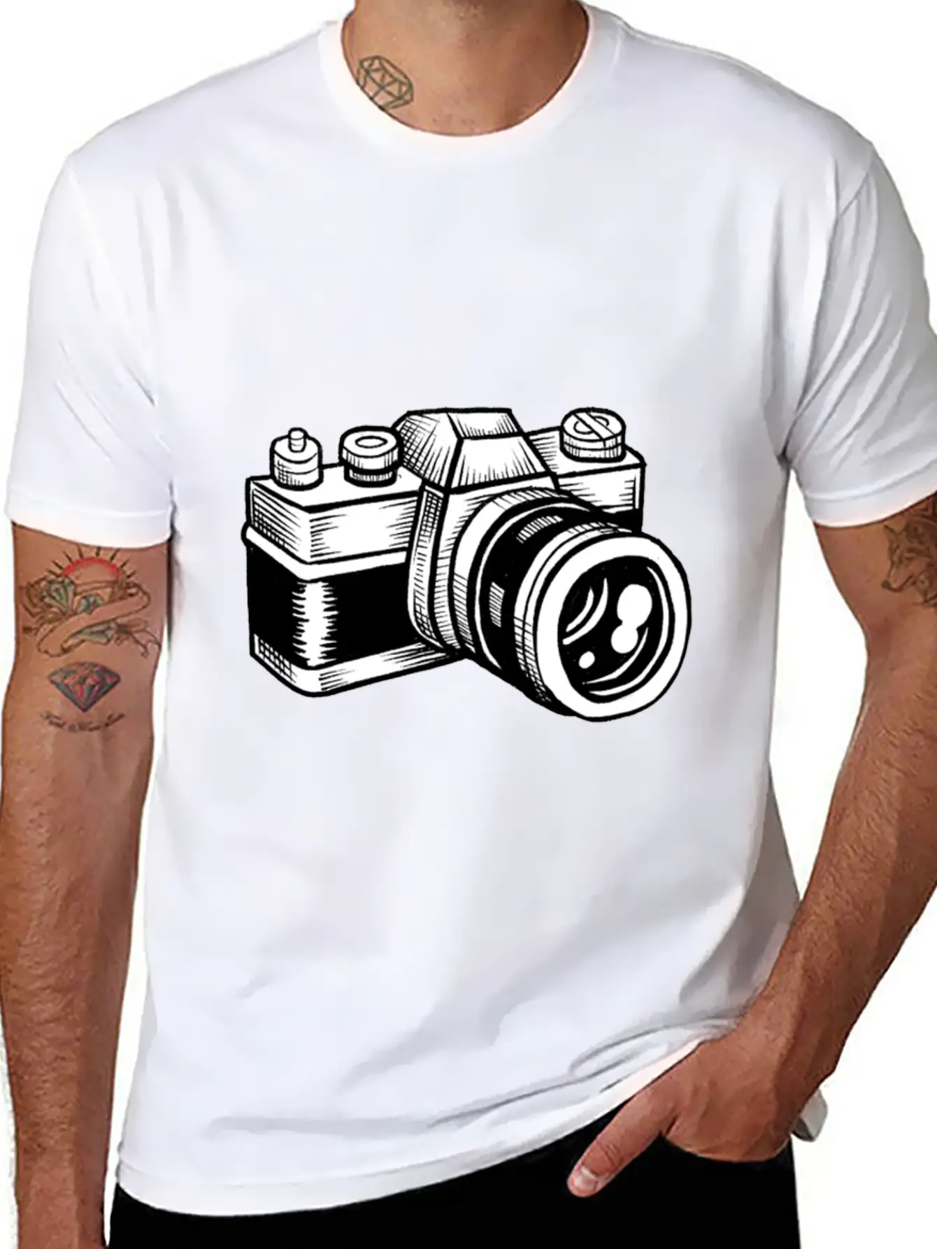 Camera T Shirt Camera T Shirt Timeless Short Sleeve Tee – Comfy And Minimalist Design