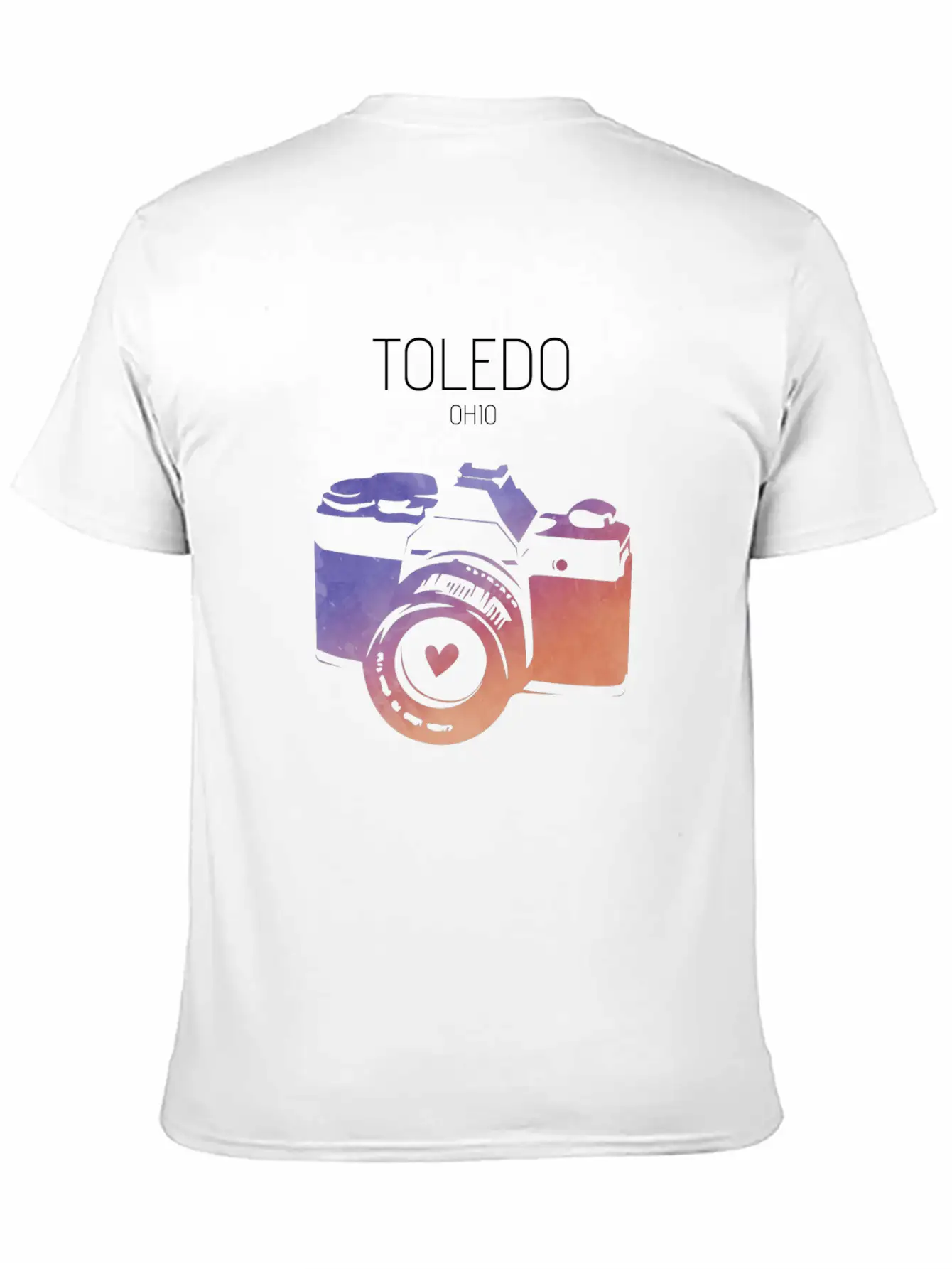 Camera Toledo Unisex Short Sleeve Soft Cotton T-Shirt – Casual Everyday Wear