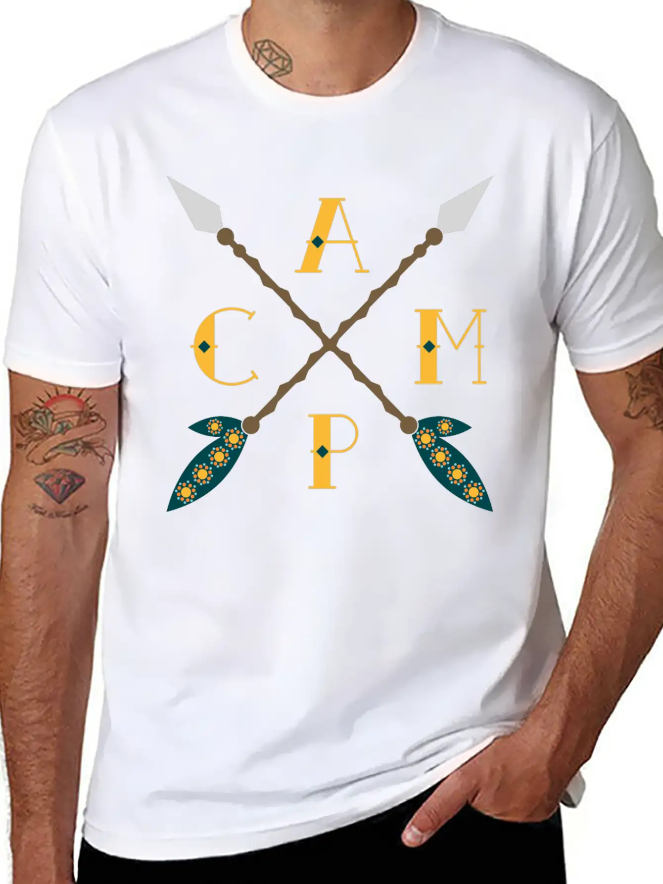 Camp Comfortable Minimalist Graphic Tee – Summer Style Essential