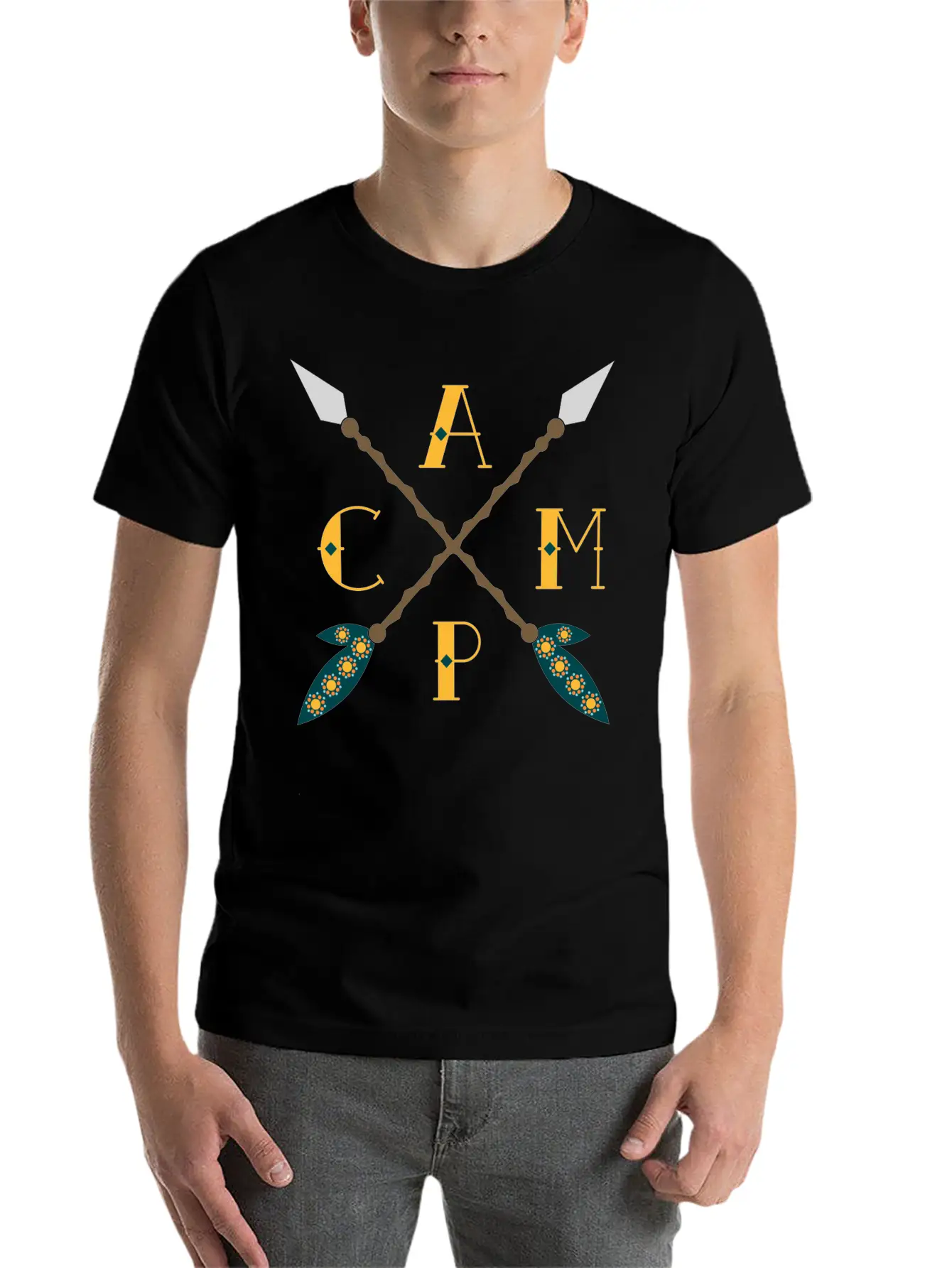 Camp Comfortable Minimalist Graphic Tee – Summer Style Essential