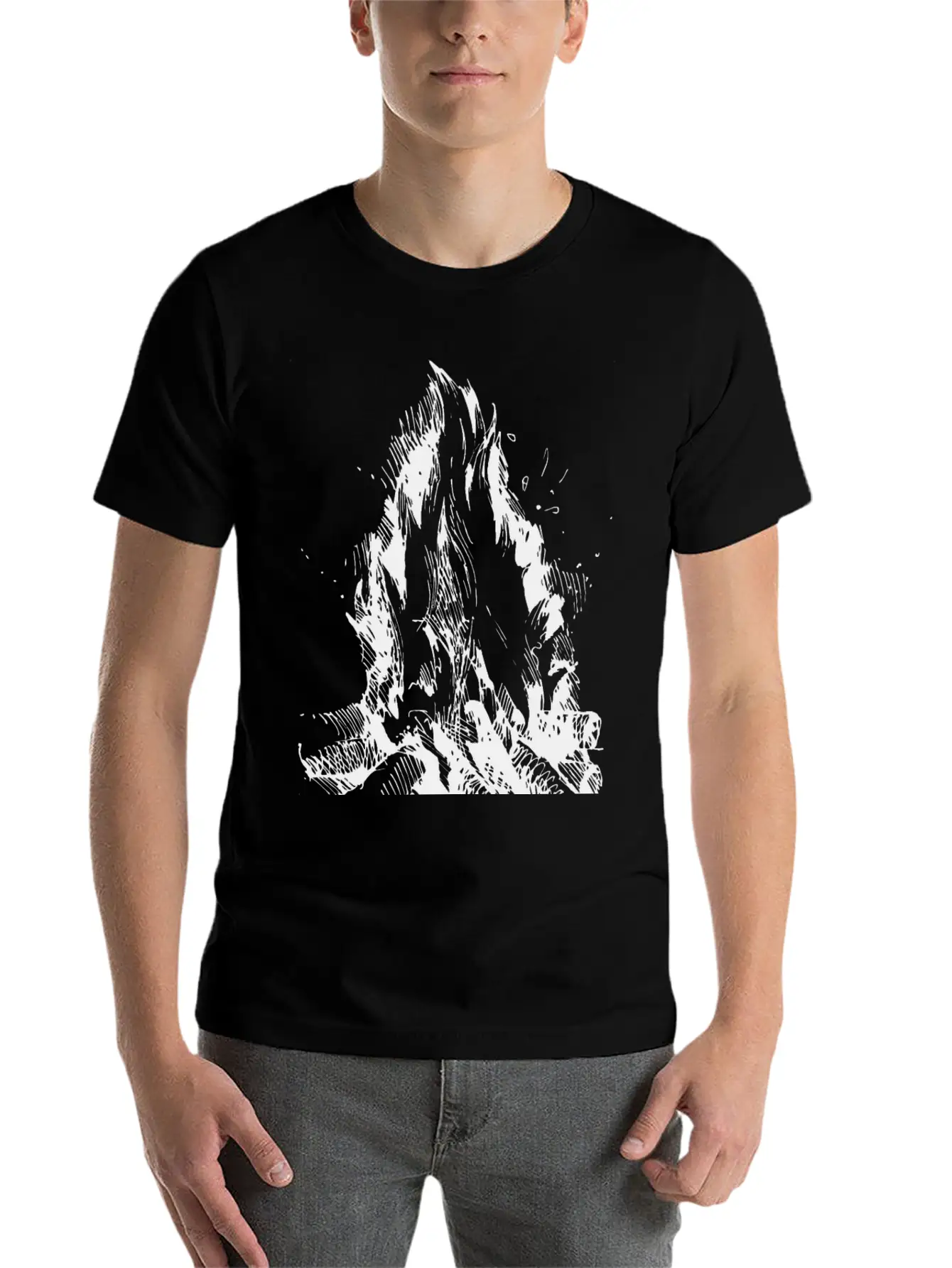 Campfire Timeless Short Sleeve Tee – Comfy And Minimalist Design