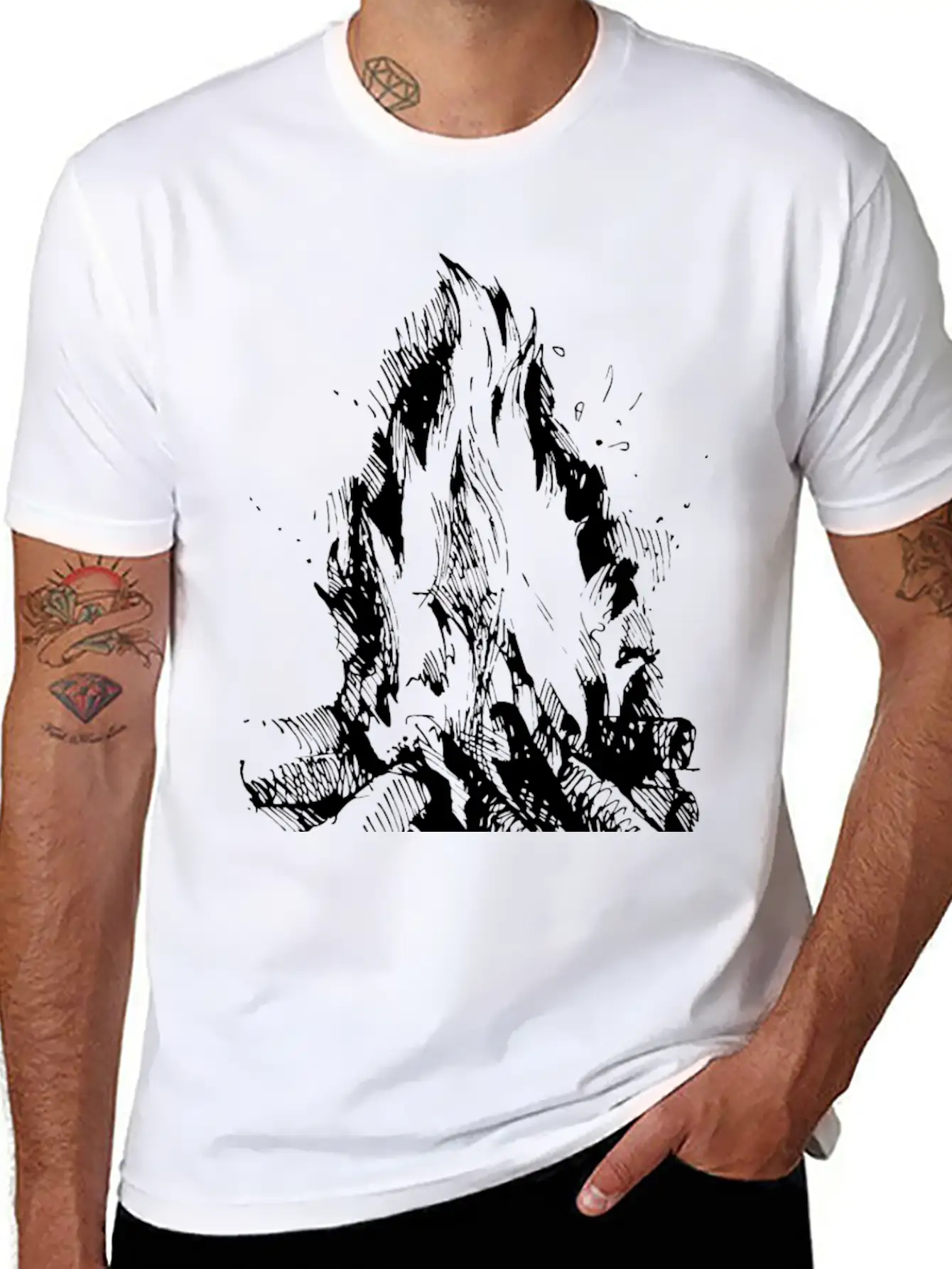 Campfire Timeless Short Sleeve Tee – Comfy And Minimalist Design