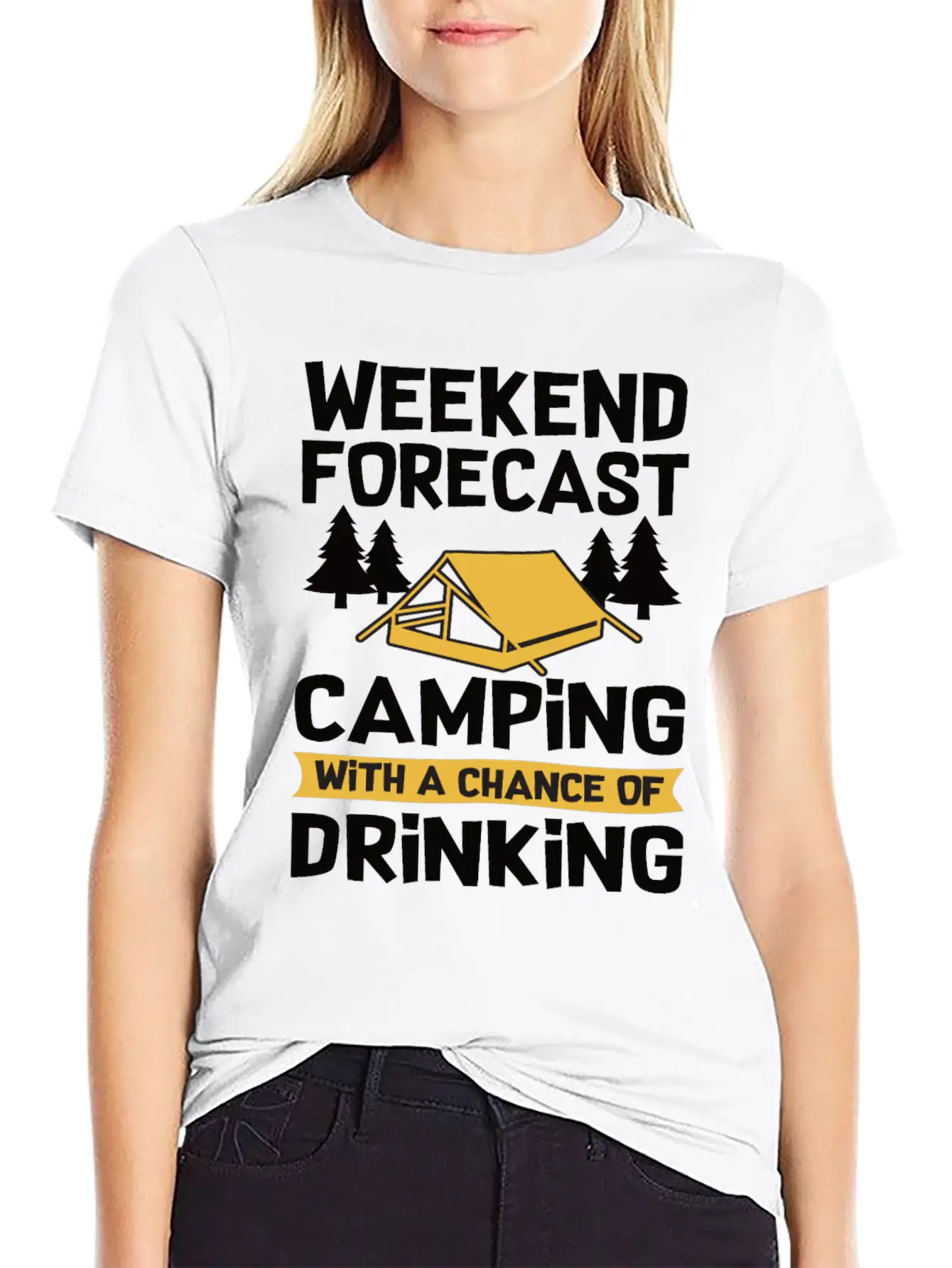 Camping Accessories Unisex Short Sleeve Soft Cotton T-Shirt – Casual Everyday Wear