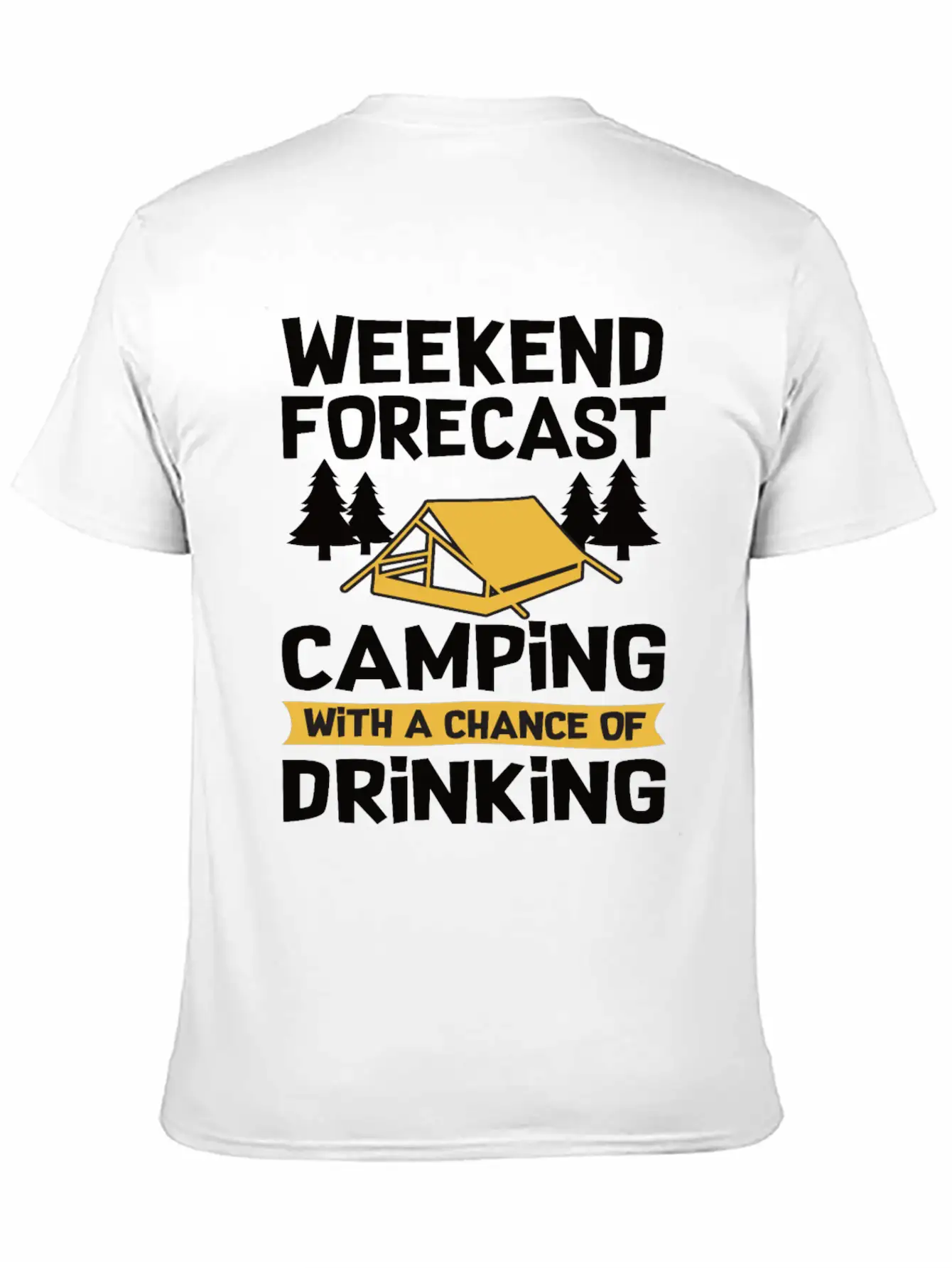 Camping Accessories Unisex Short Sleeve Soft Cotton T-Shirt – Casual Everyday Wear