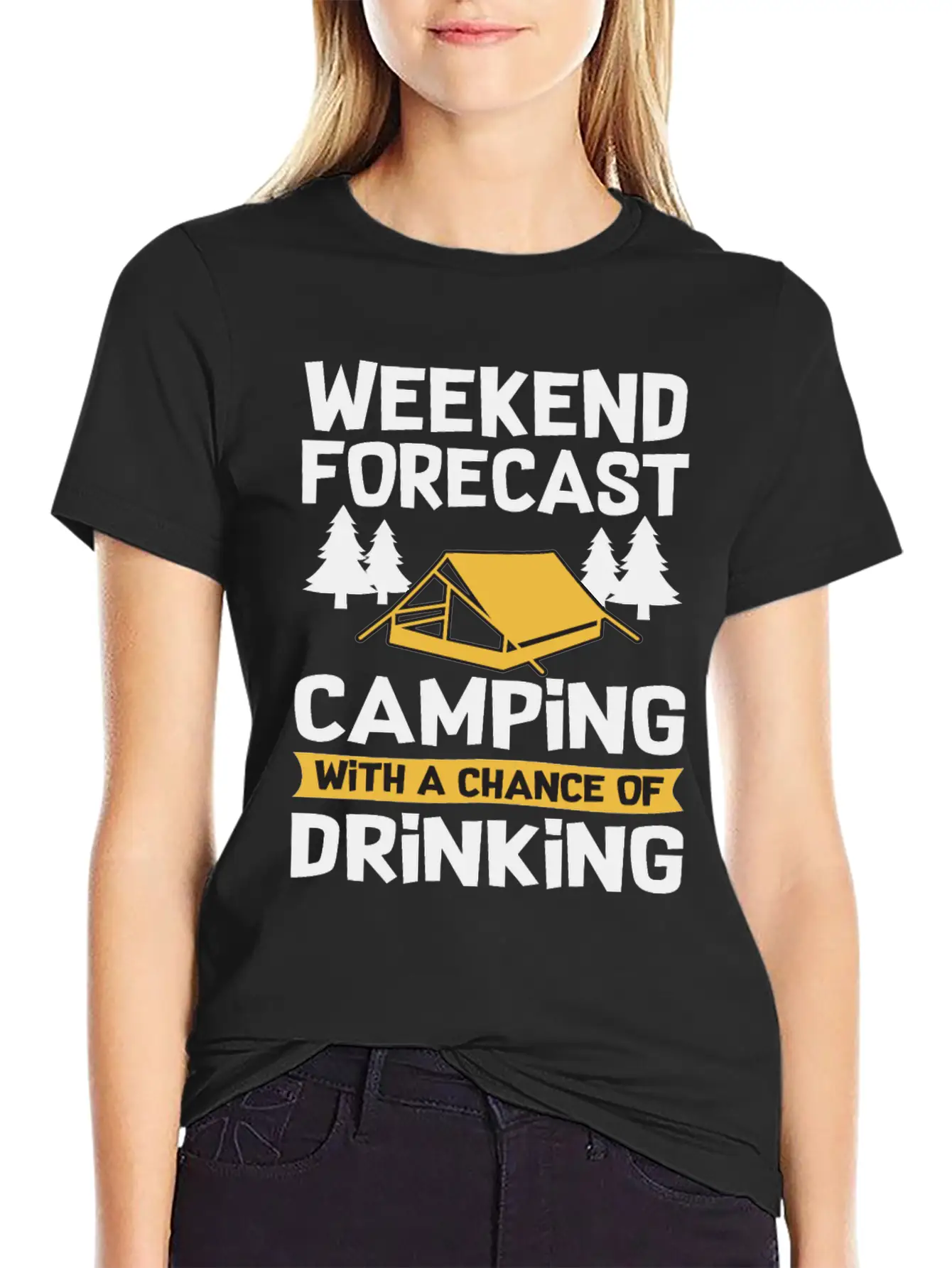 Camping Accessories Unisex Short Sleeve Soft Cotton T-Shirt – Casual Everyday Wear
