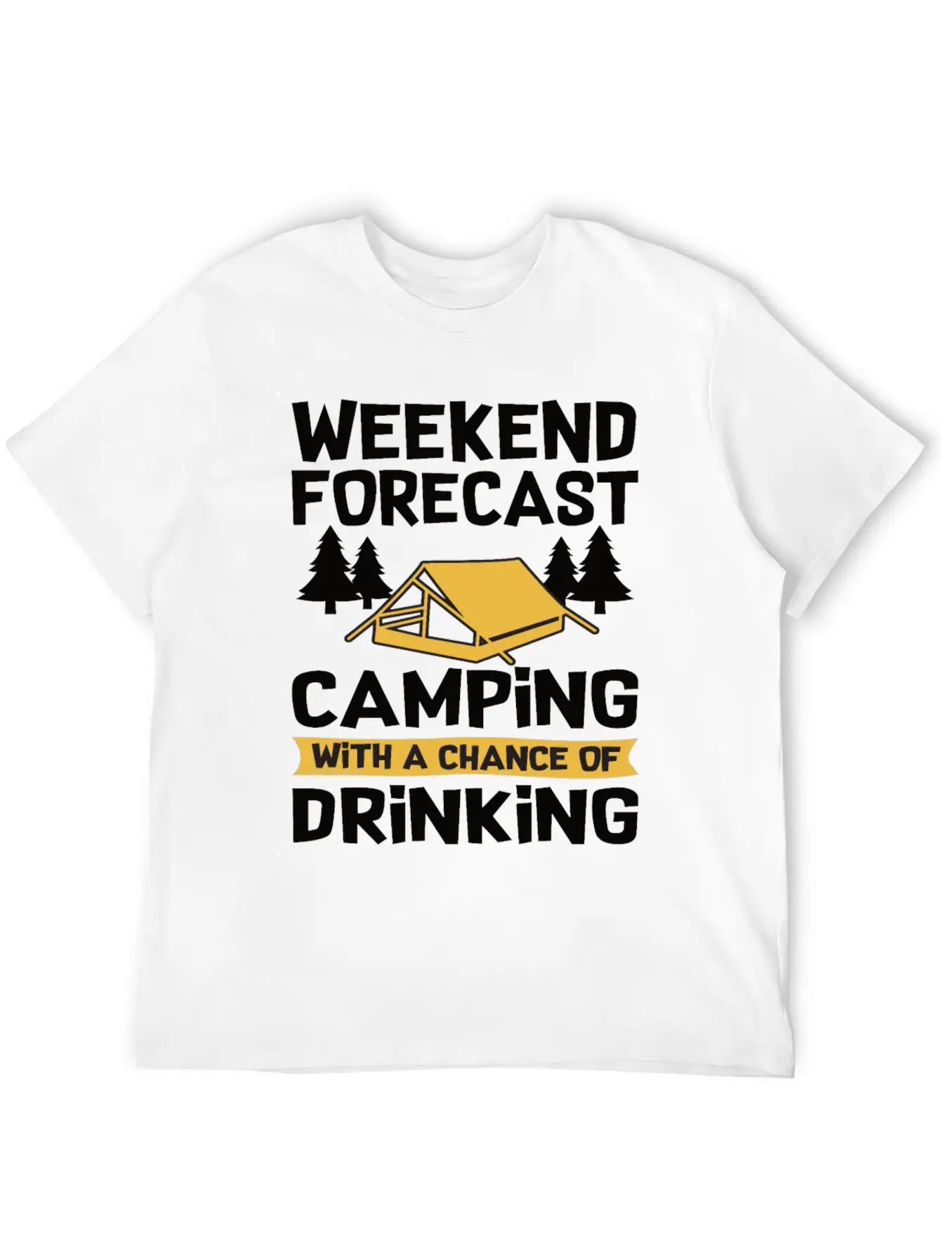 Camping Accessories Unisex Short Sleeve Soft Cotton T-Shirt – Casual Everyday Wear