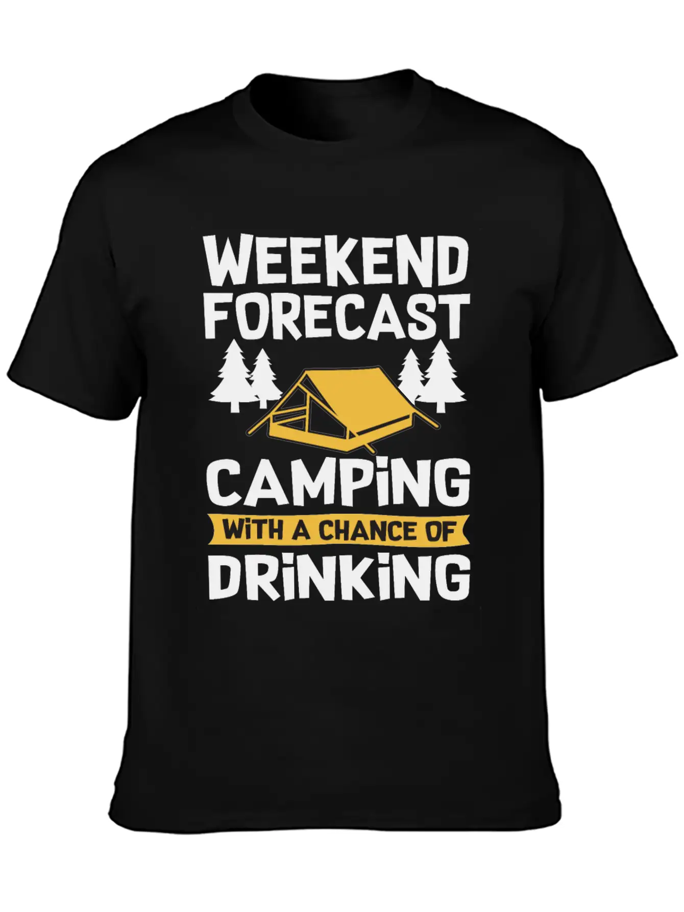 Camping Accessories Unisex Short Sleeve Soft Cotton T-Shirt – Casual Everyday Wear