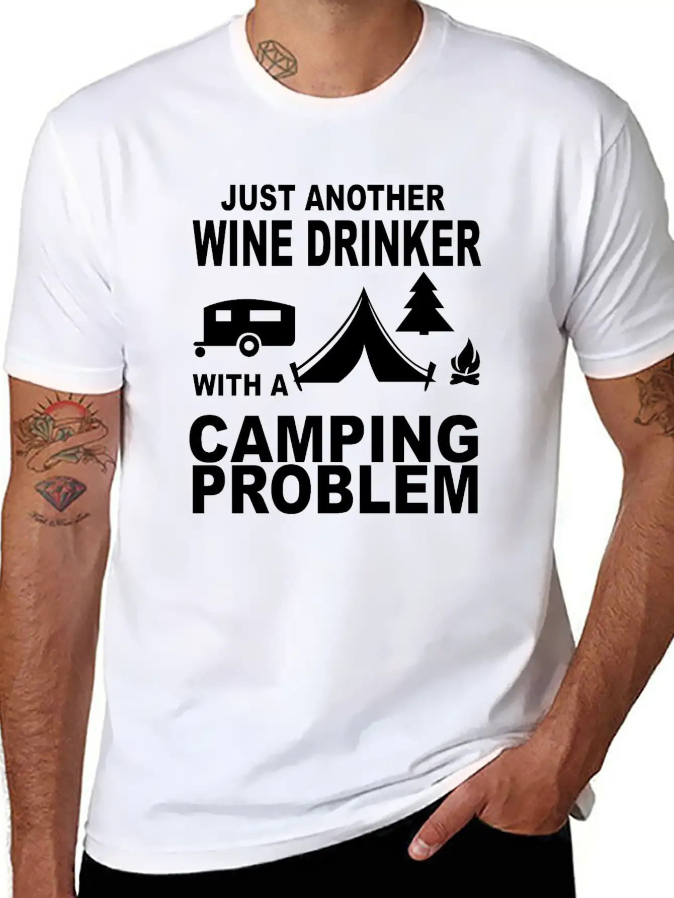 Camping Basic Graphic T-Shirt – Daily Comfort In Soft Cotton